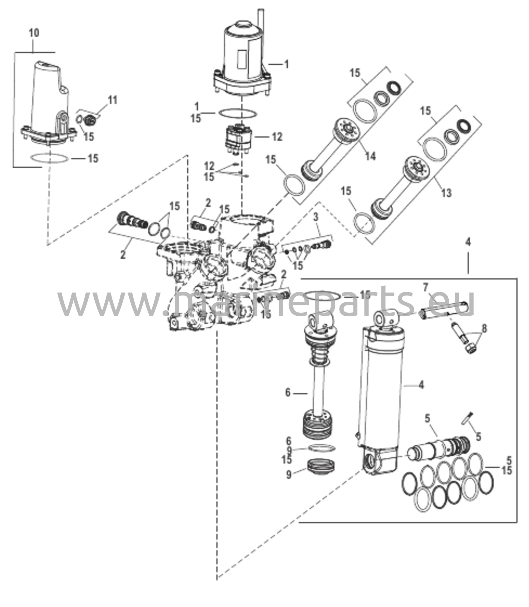 Voimansiirron säätökomponentit 8M0231193