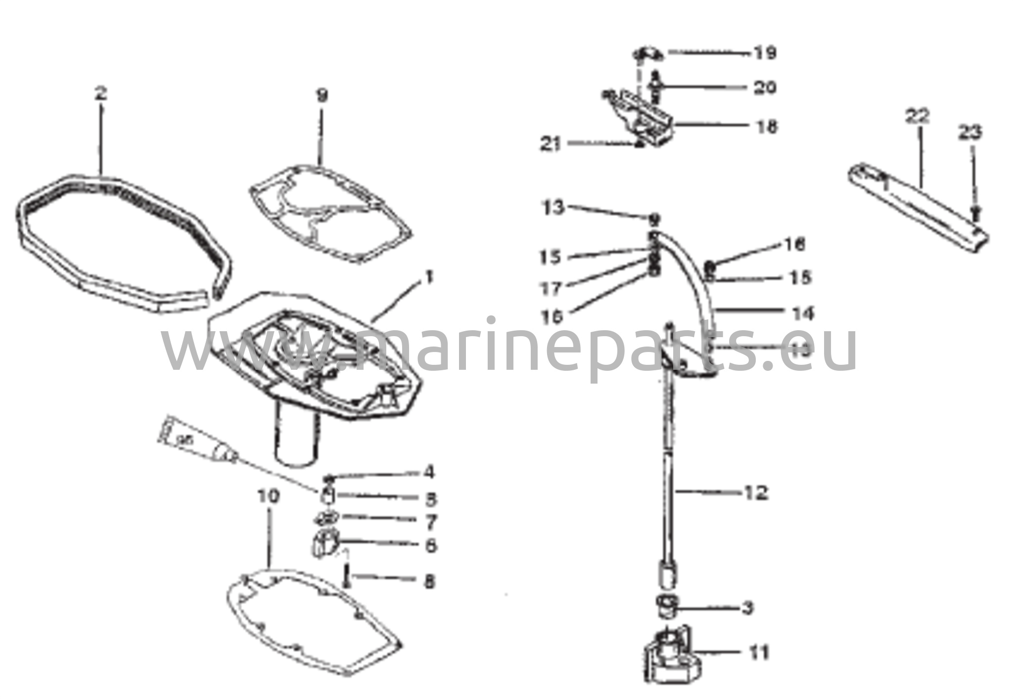 Adaptor Plate / Shift Shaft 