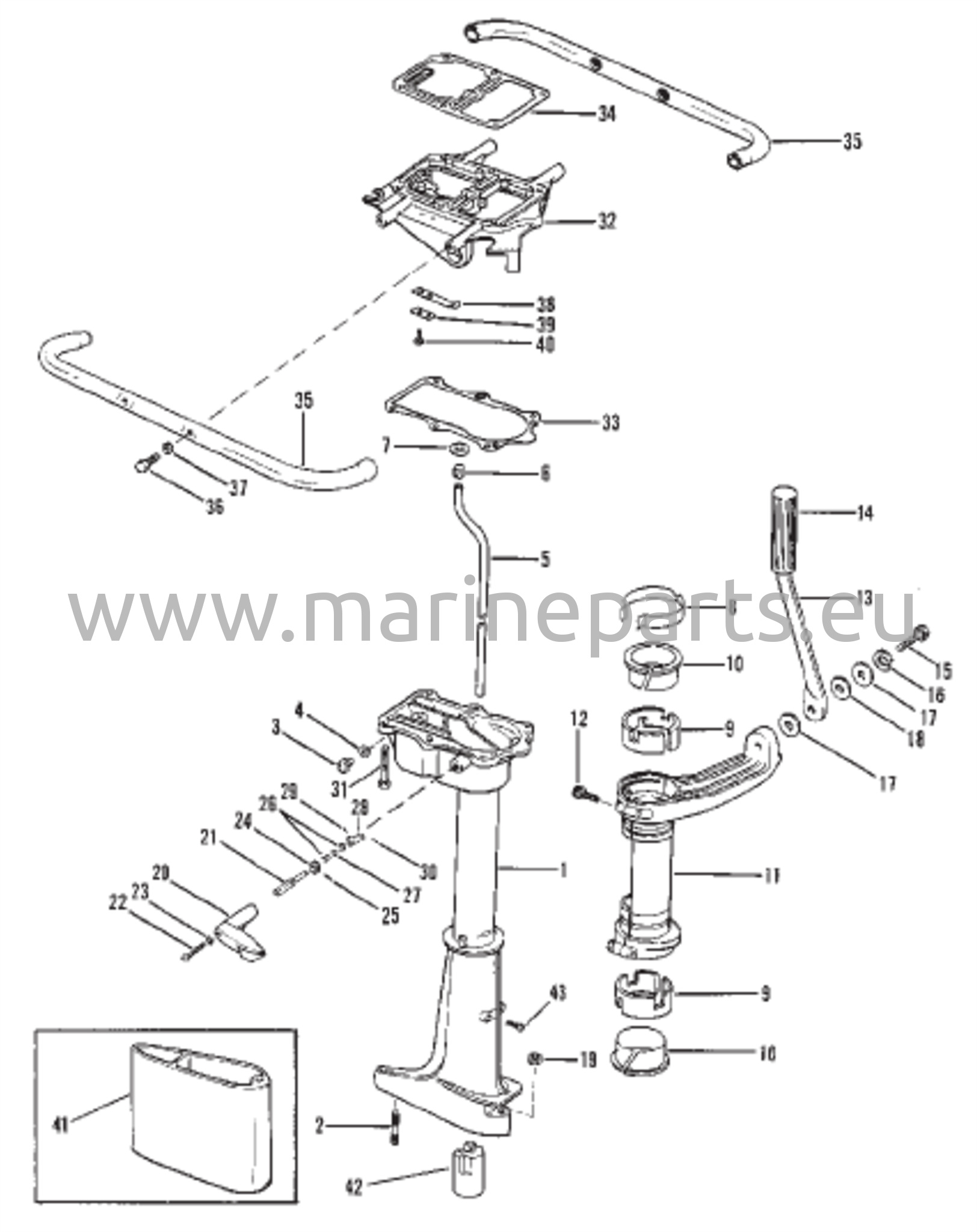Voimansiirron akselikotelo