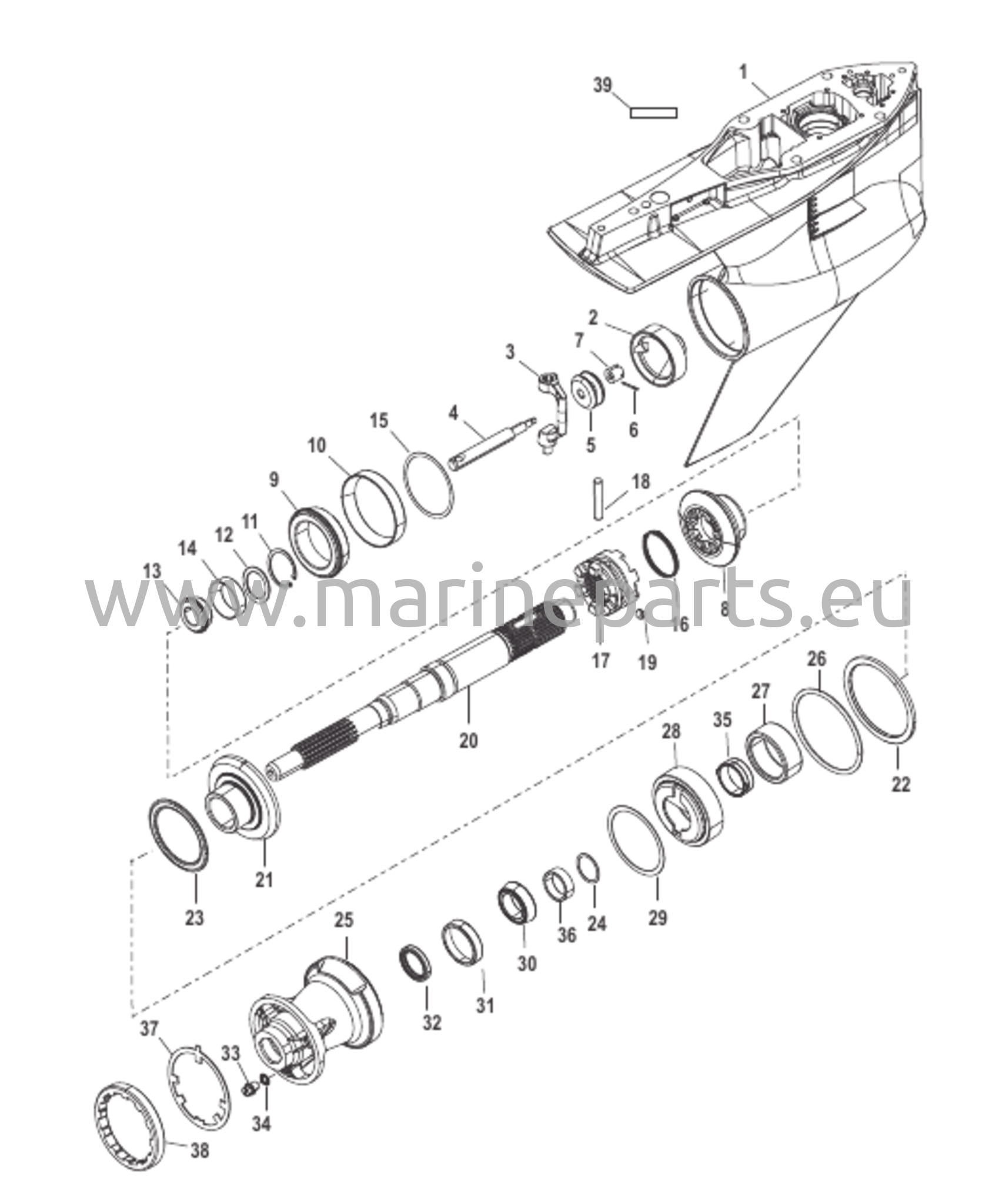 Vaihteiston kotelo, voimansiirtoakseli - lukumäärä pyörintöjä, 4,80 Torpedo