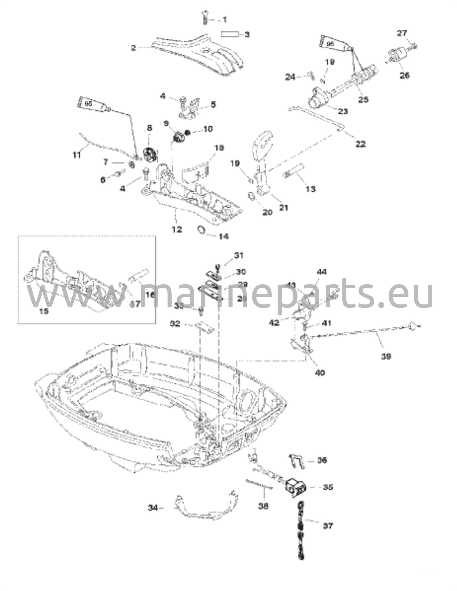 Kaasu-/Vaihteensiirtoyhdistelmä (Kahvamallit)