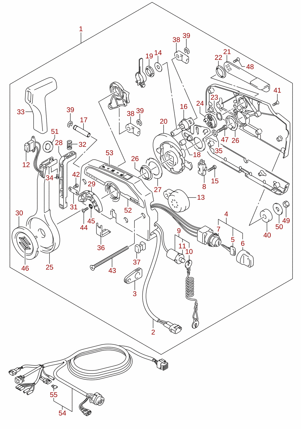 Remote control (DF15AT, DF20AT, DF9.9BT)