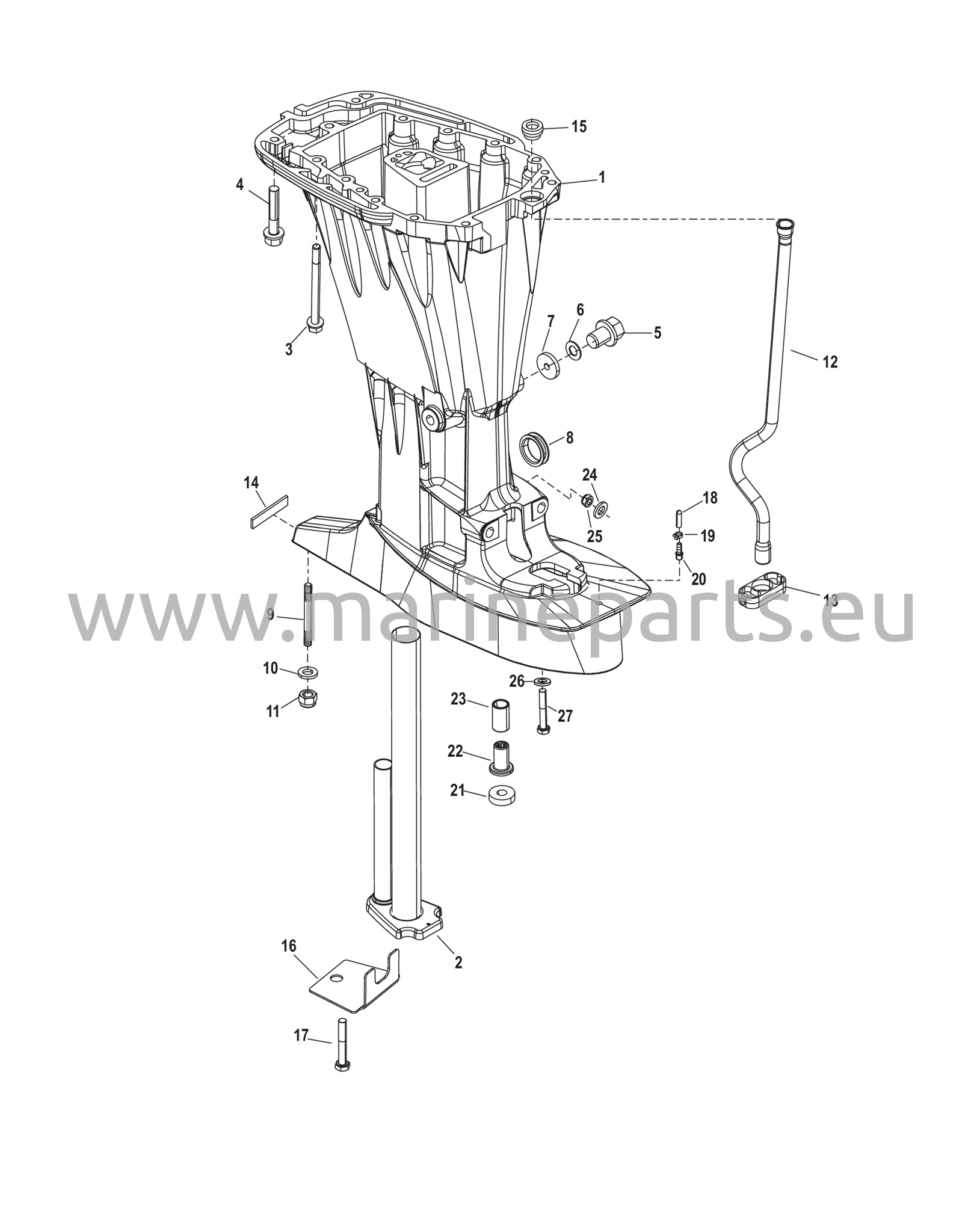 Driveshaft Housing (Long) 