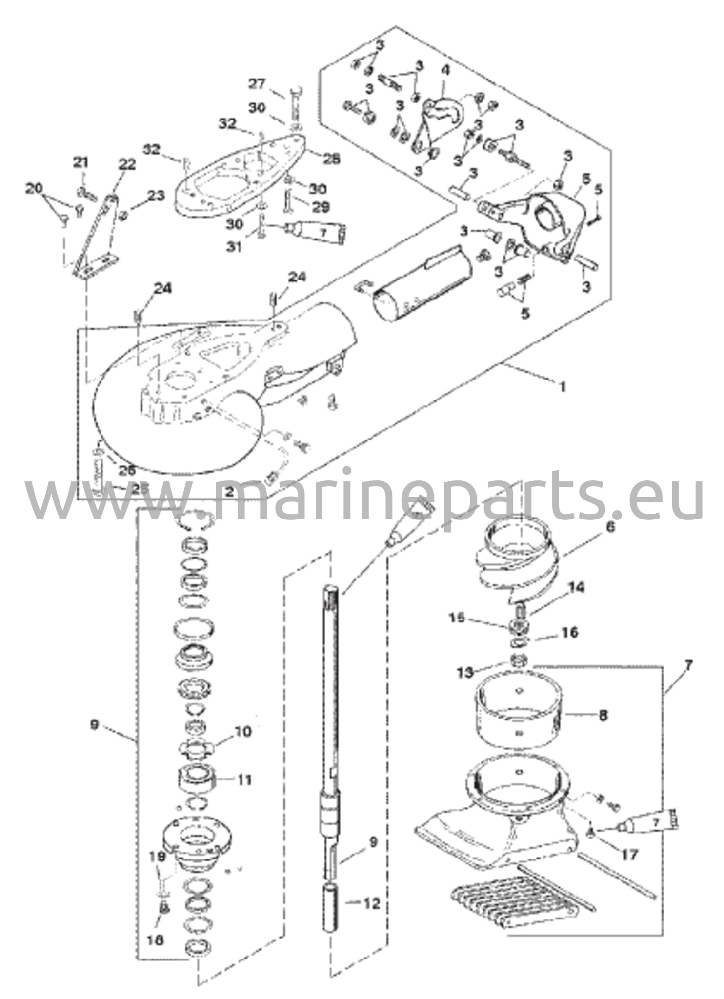 Suuttimipumpun kokoonpano