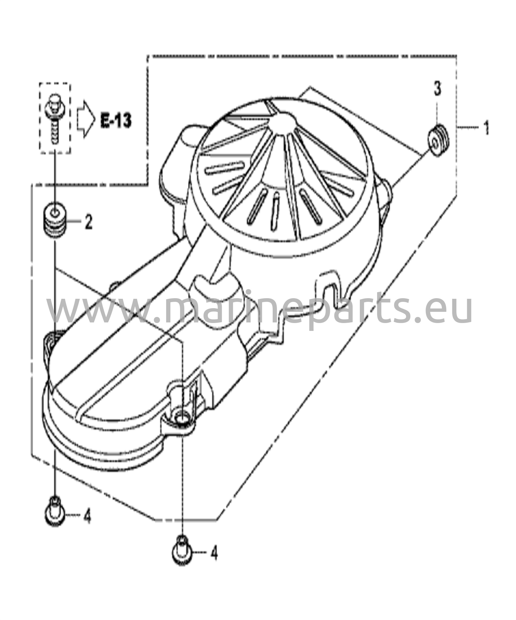A.C. generaattorin kansi