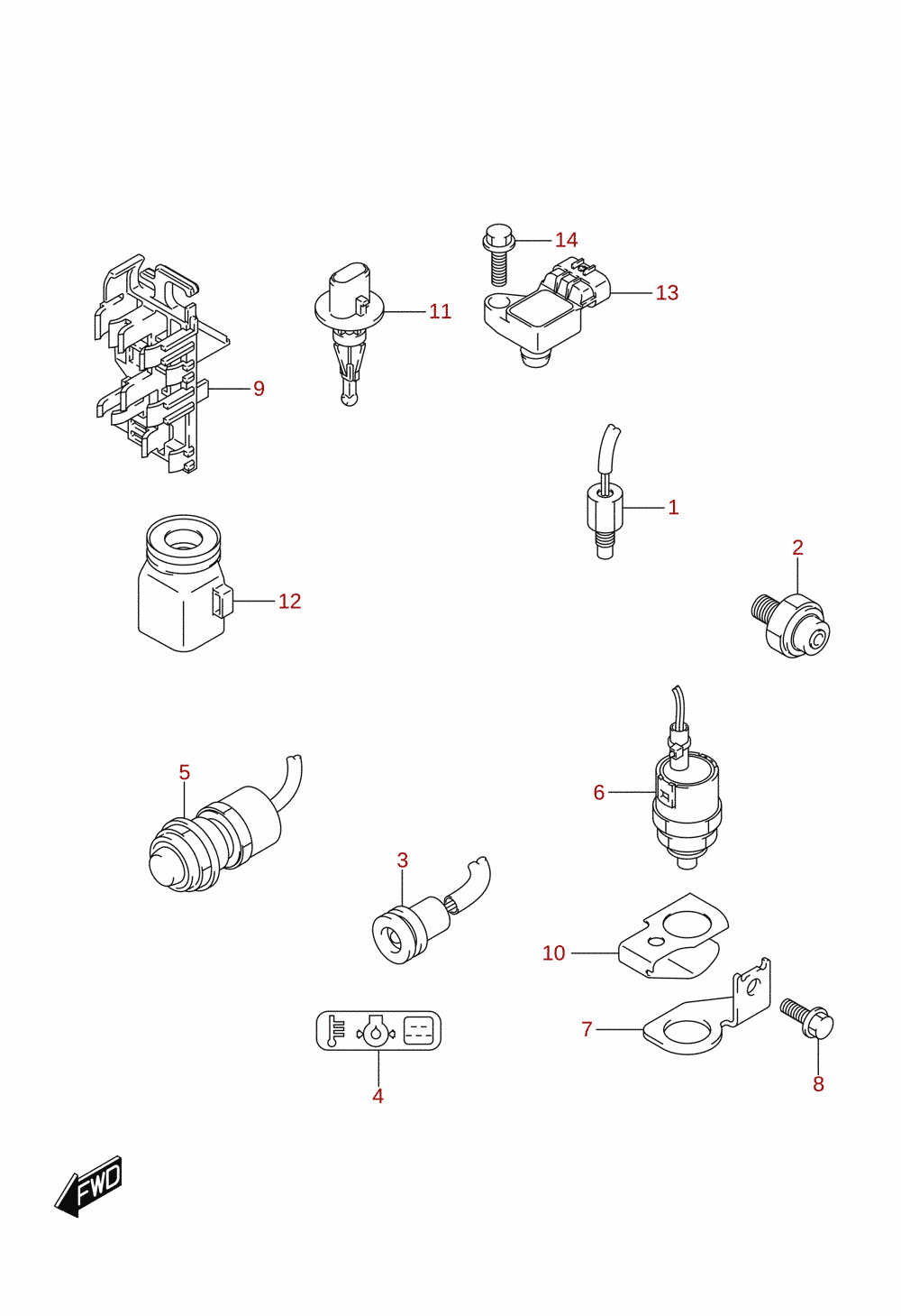 Sensor / interruptor (DF15ATH, DF20ATH)