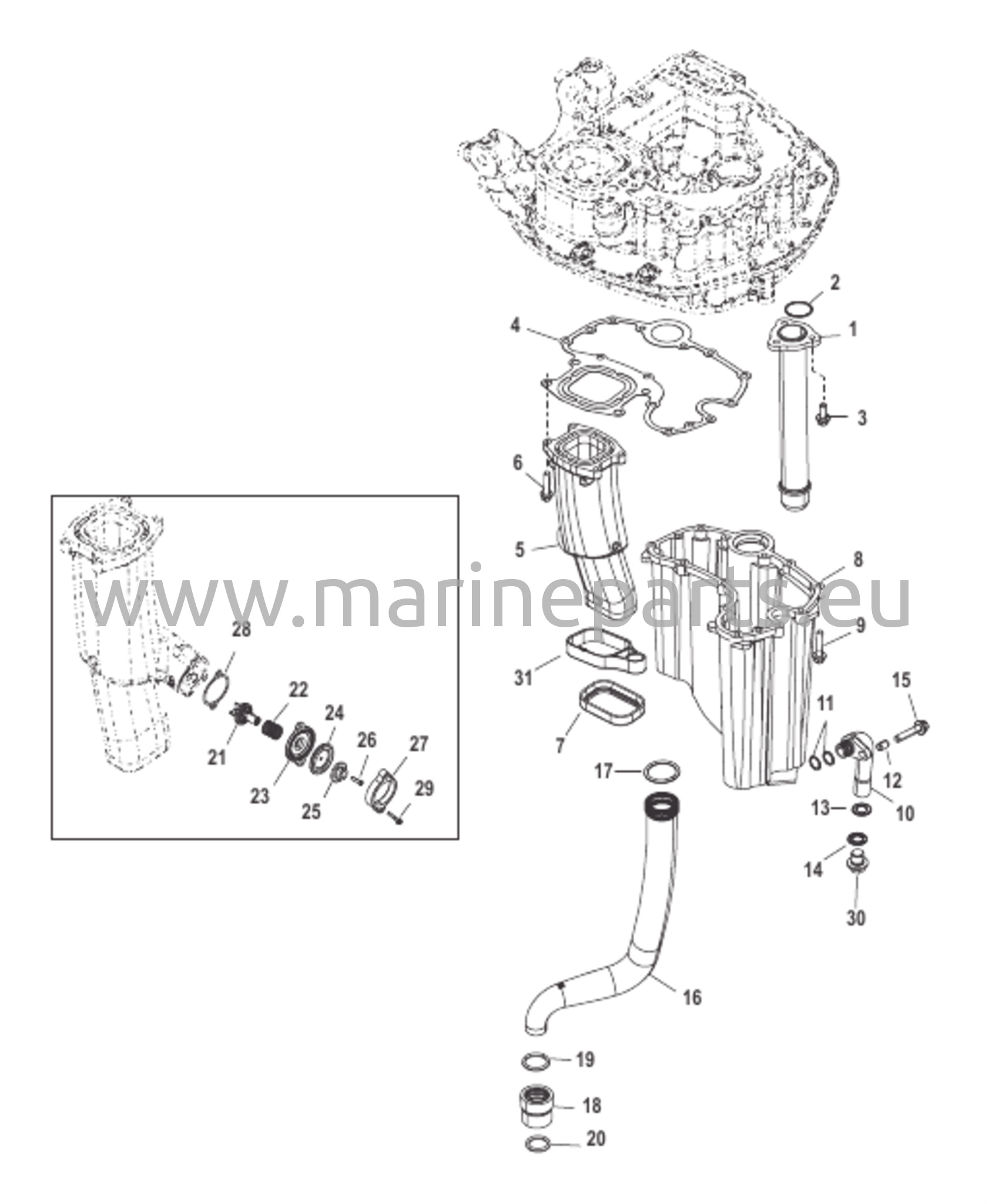 Adapterplatta - Nedre