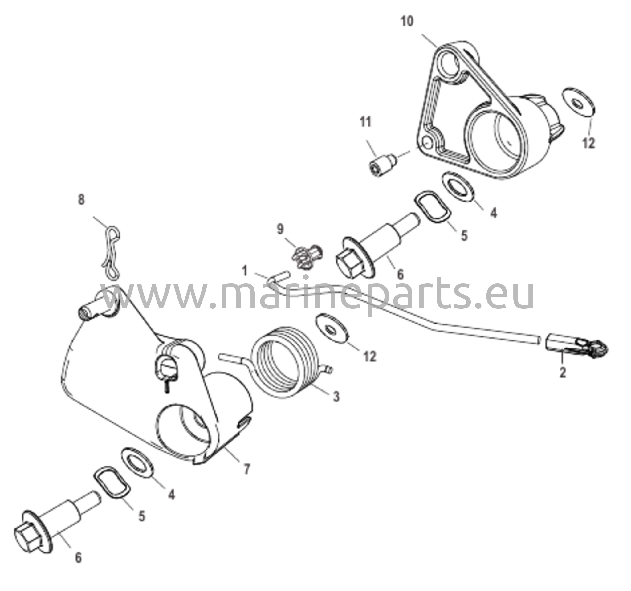 Fjärrstyrd gasreglagelänkage
