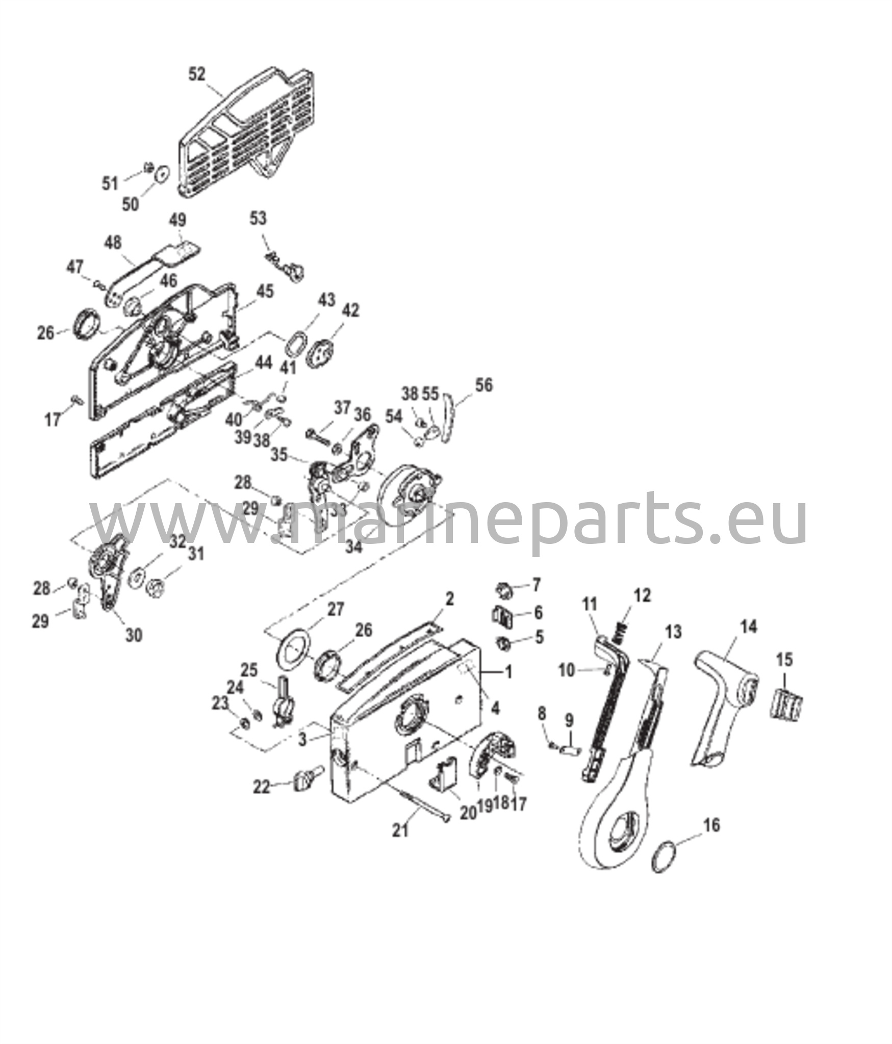 Kaukosäädin 4000 Sivukiinnitys