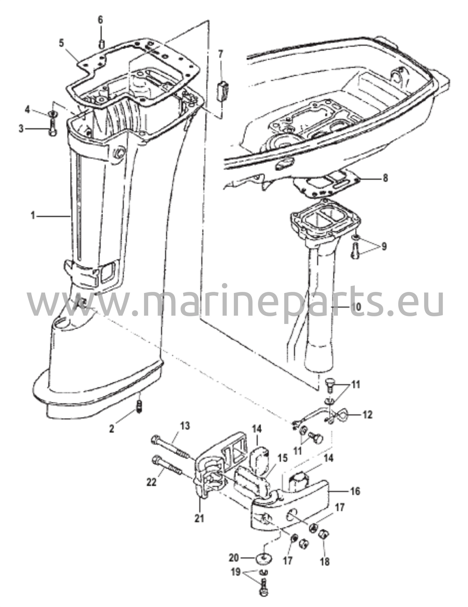 Voimansiirron akselikotelo