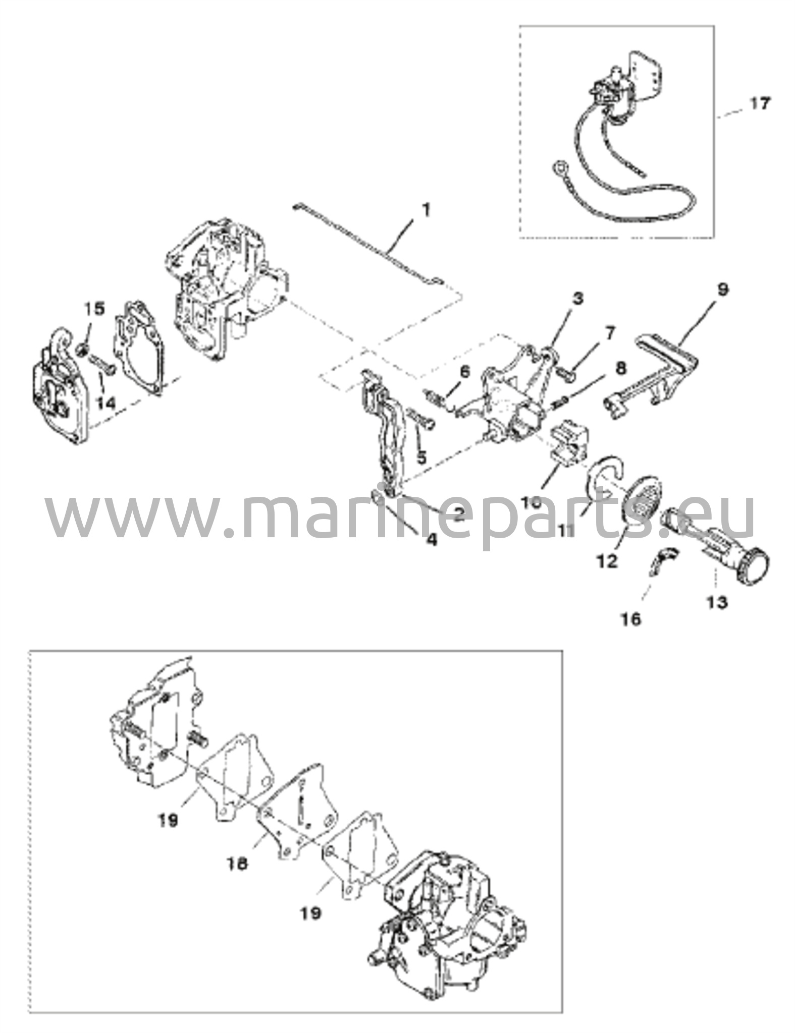 Kaasuttimen linkitys