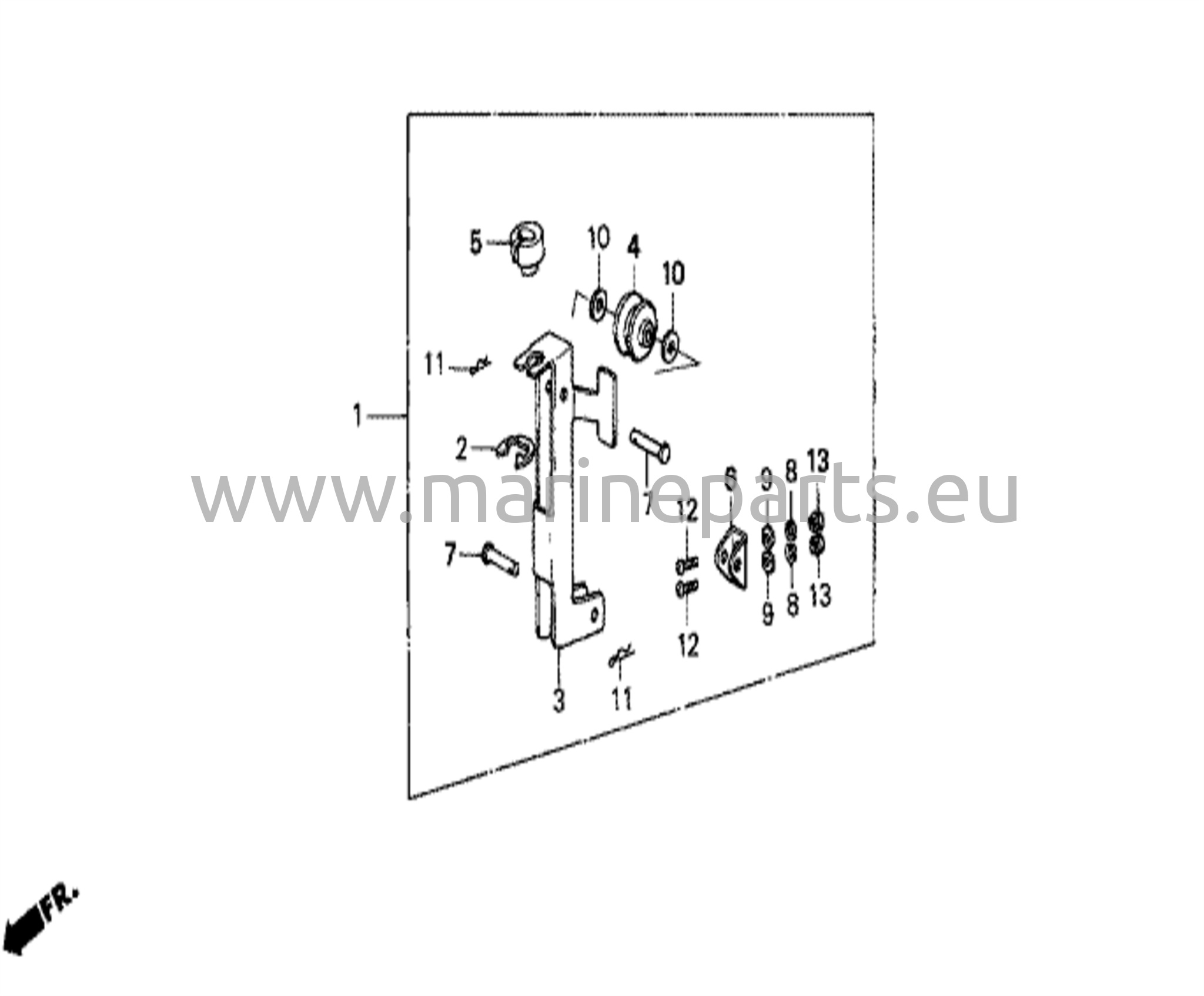 Elektrisk startmotorfäste