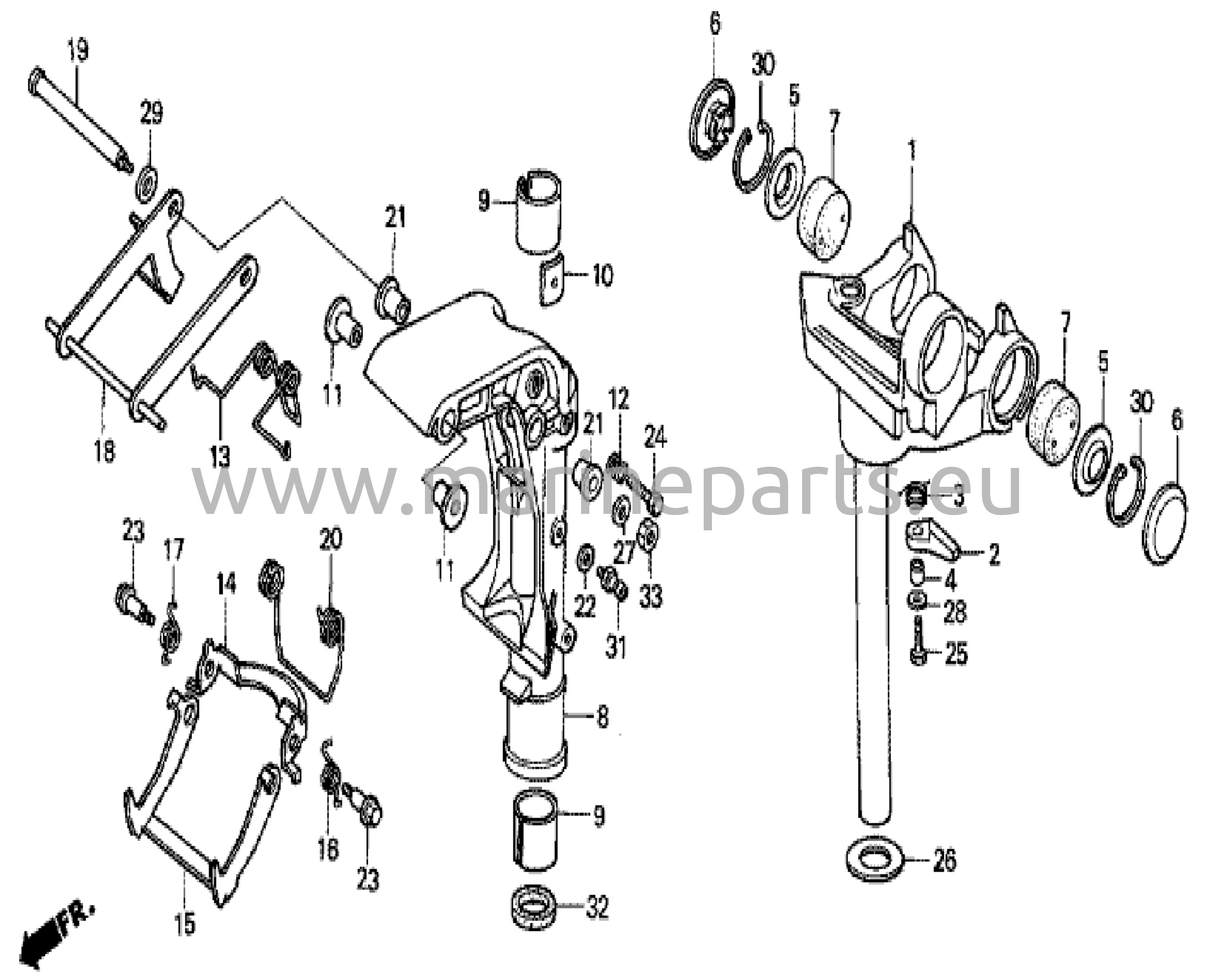 Klämfäste, svängfäste