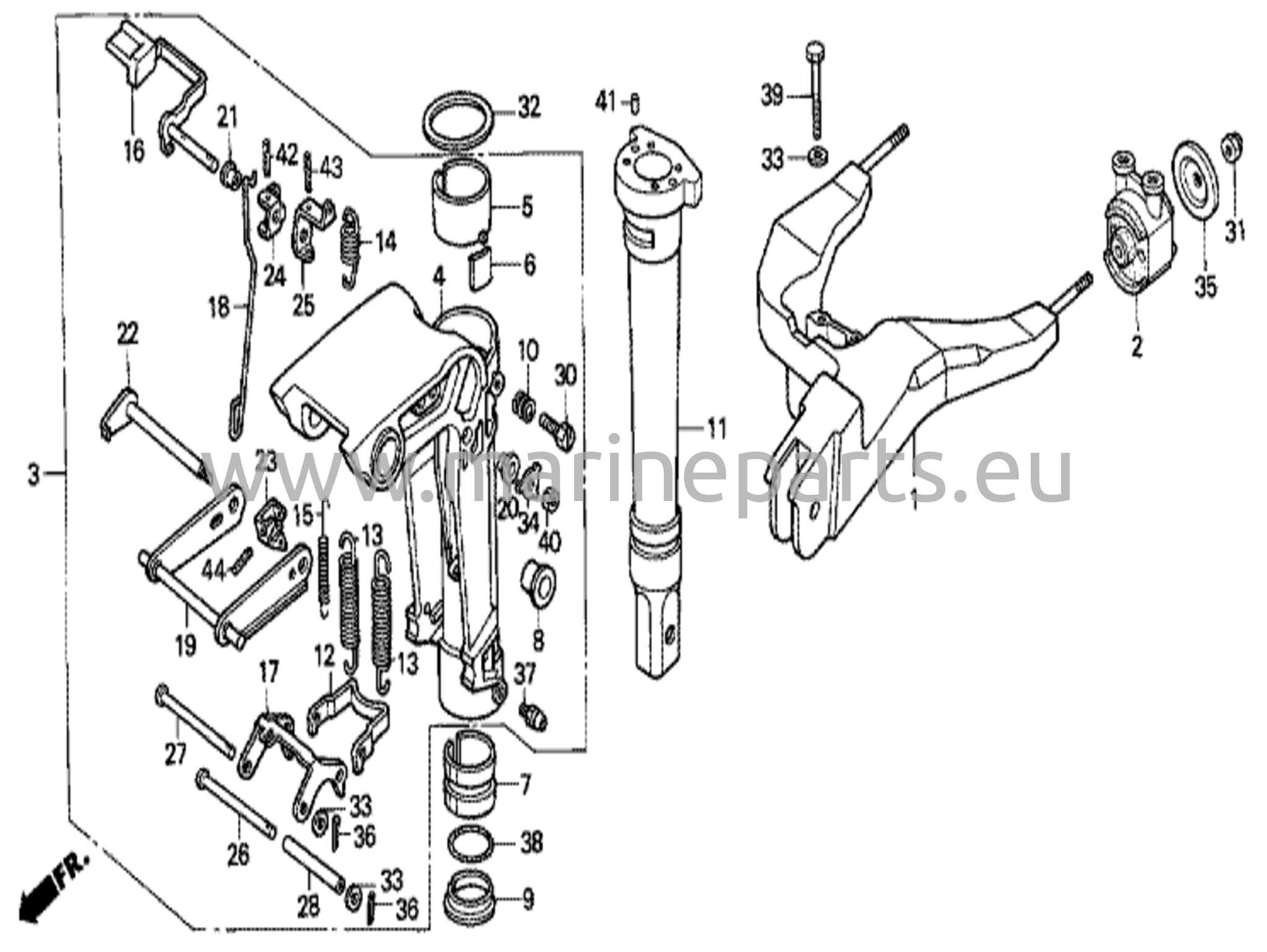 Swirvel case and mountings