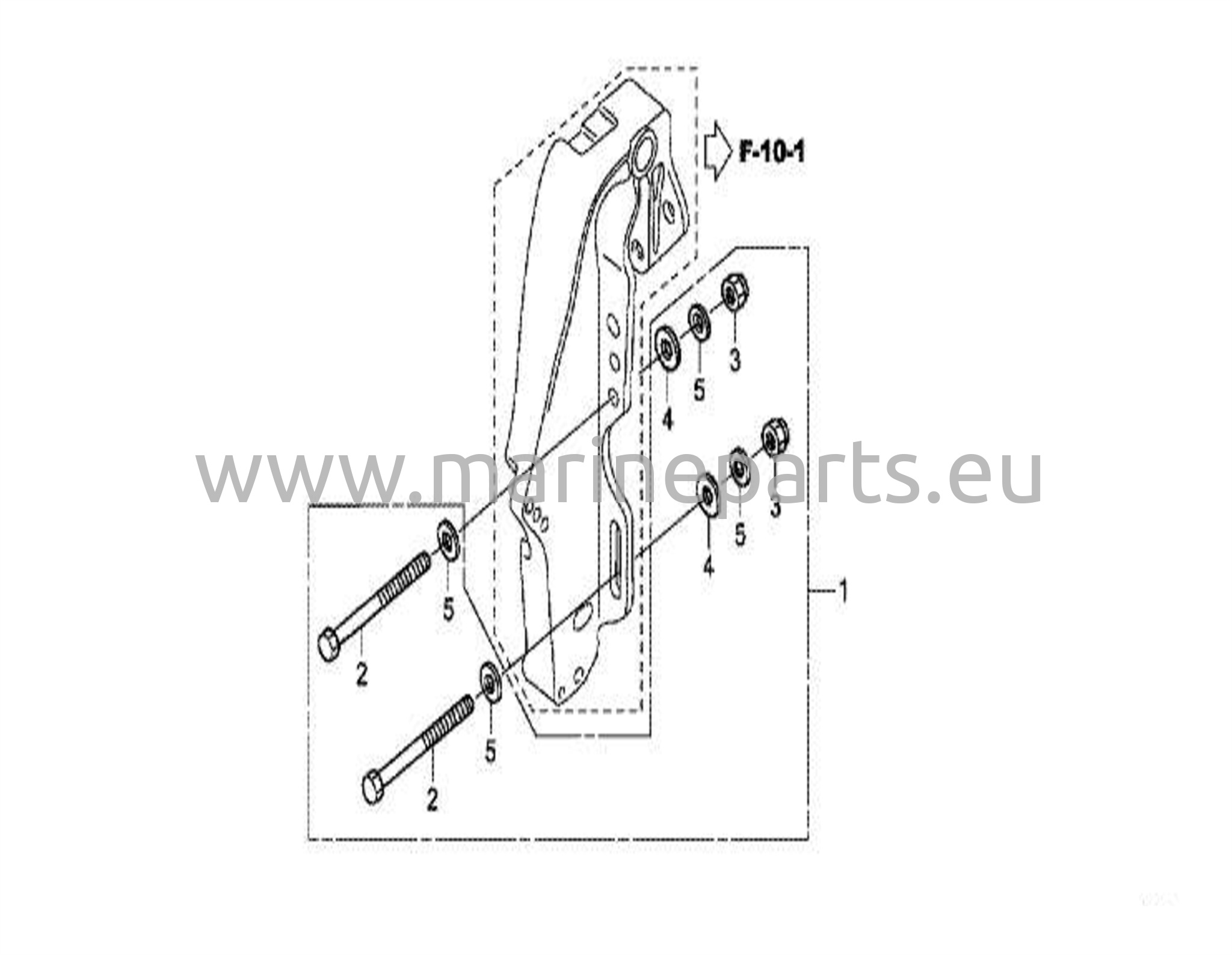 Utombordsmotor installationskit