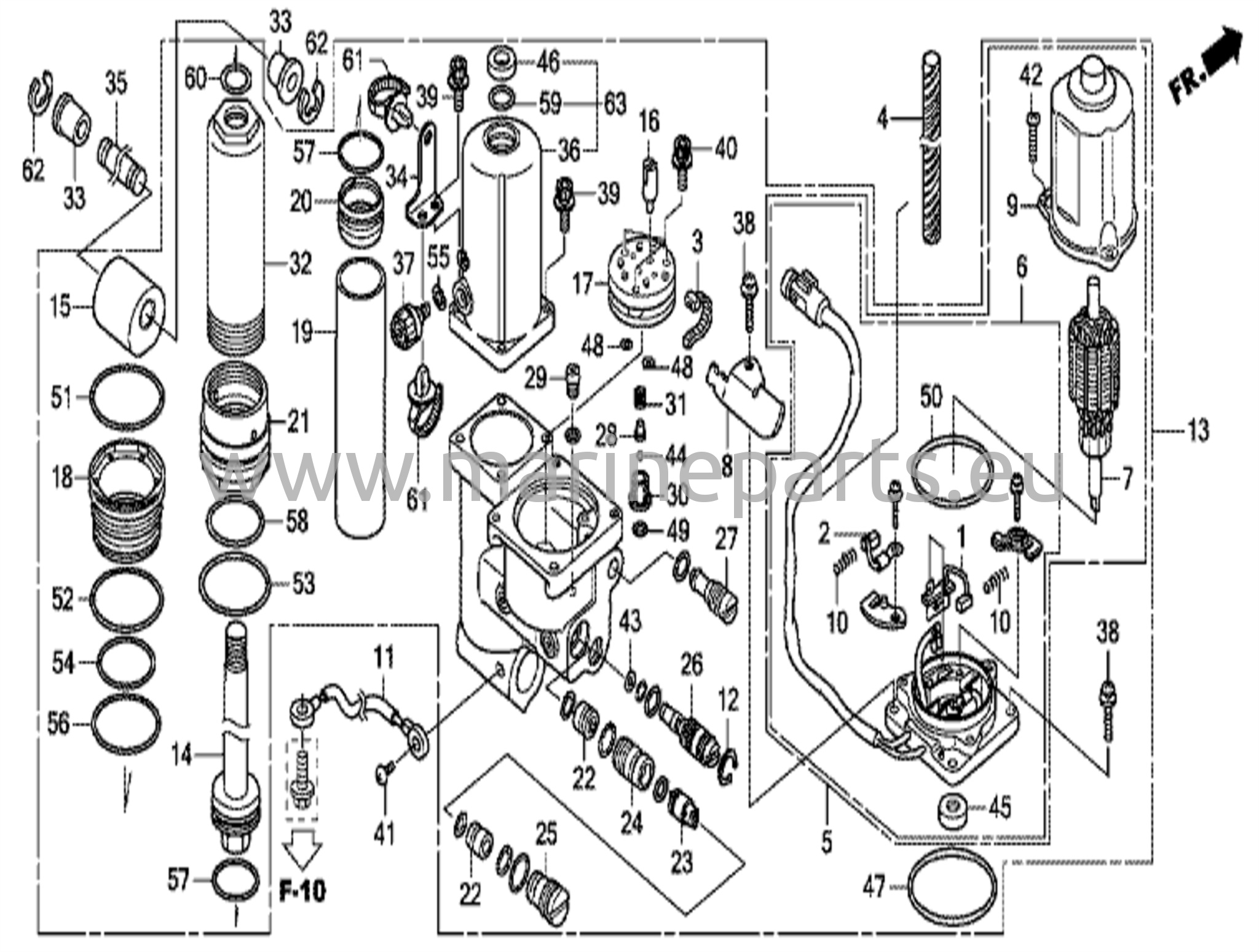 Voimansiirron kallistus- ja trimmausjärjestelmä