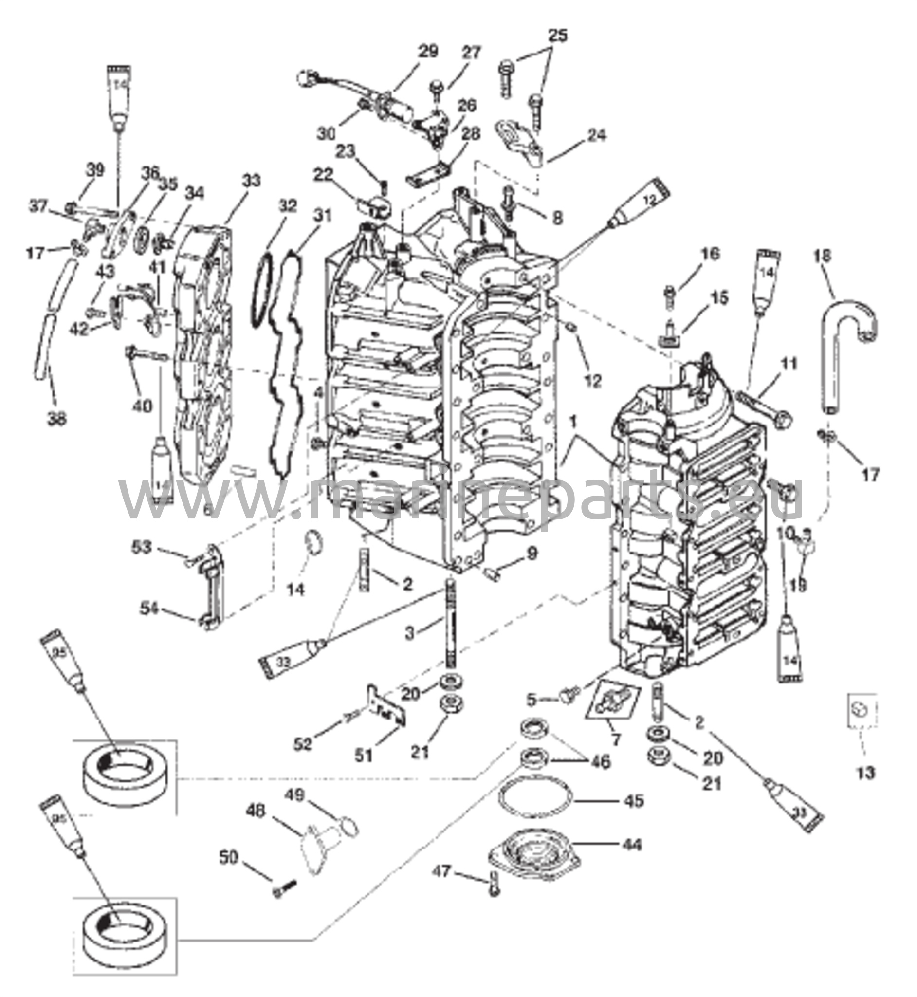 Cylinder Block And End Cap 