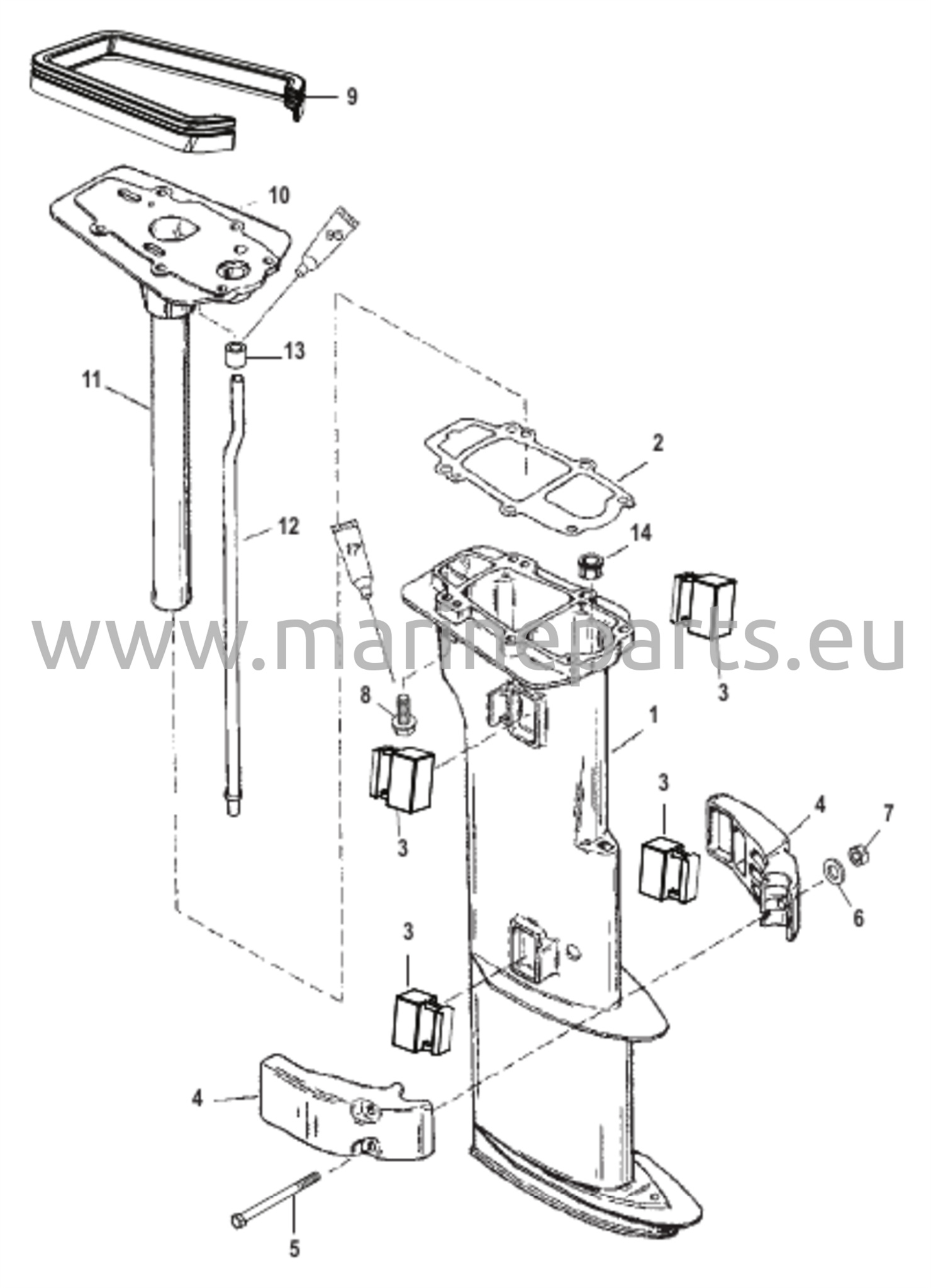 Voimansiirron akselikotelo