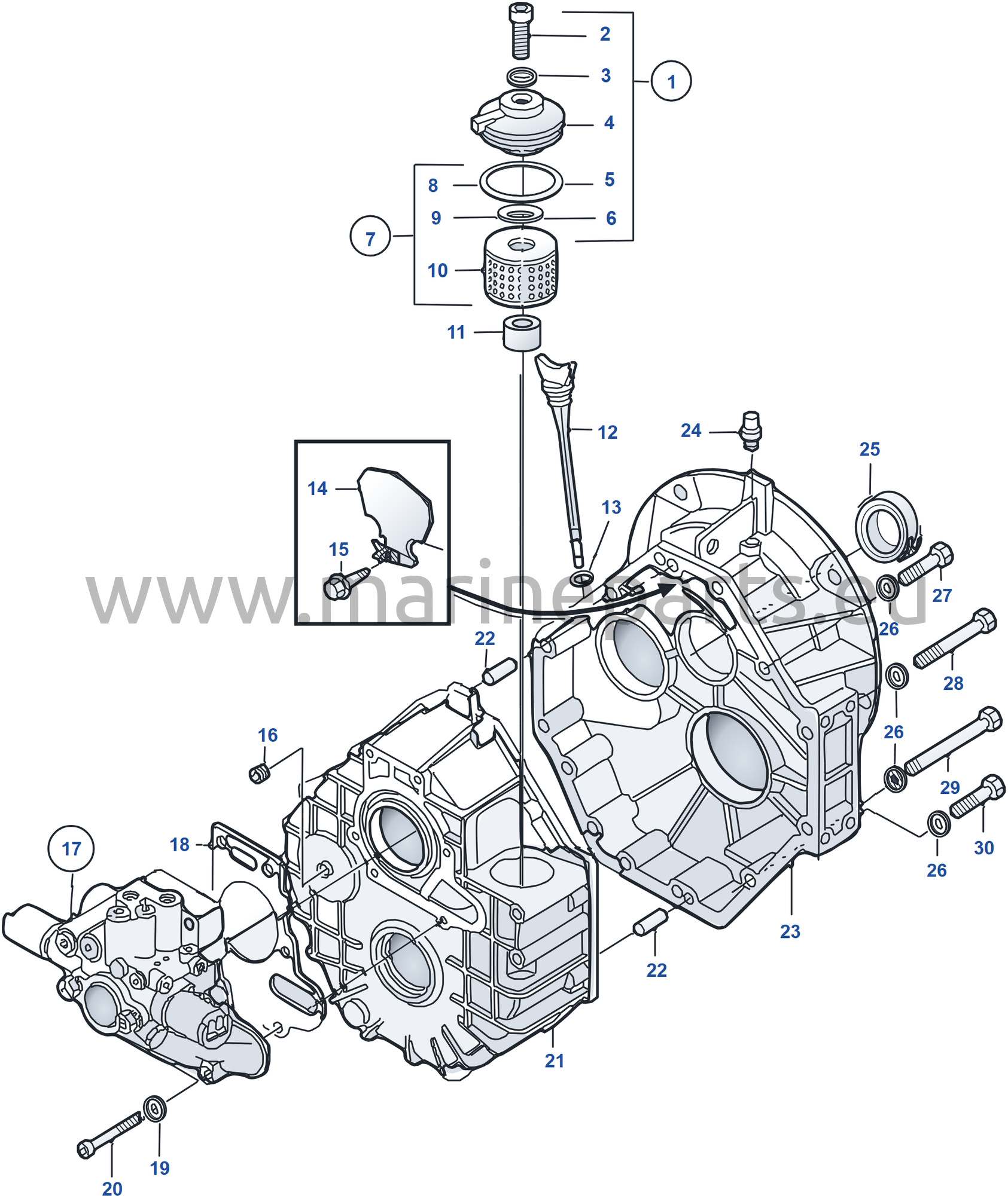 Reverse Gear HS63AE-A, HS63AE-B, HS63AE-D