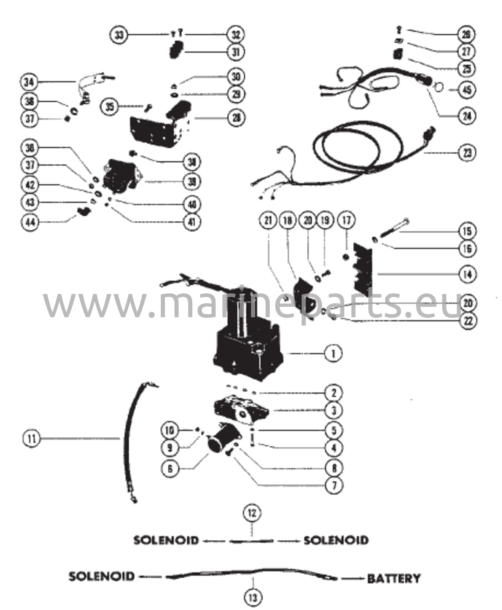 Hydraulipumppu (S/N-Mercury-5363917 ja alle)