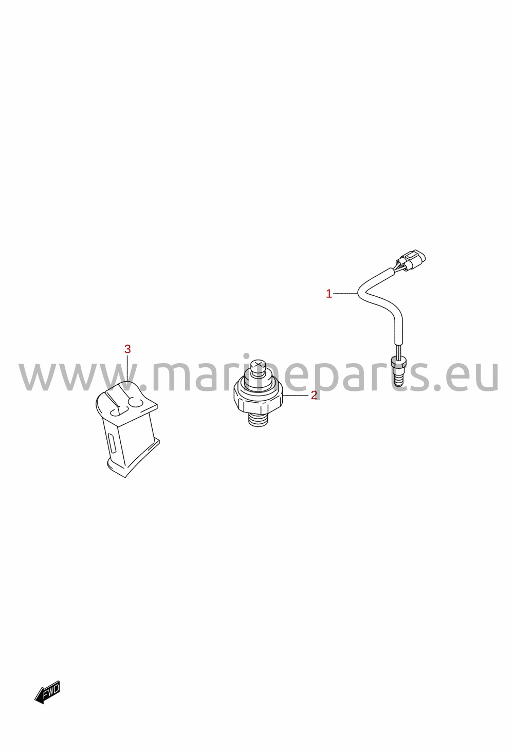 Givare (DF40AQH, DF60AQH)