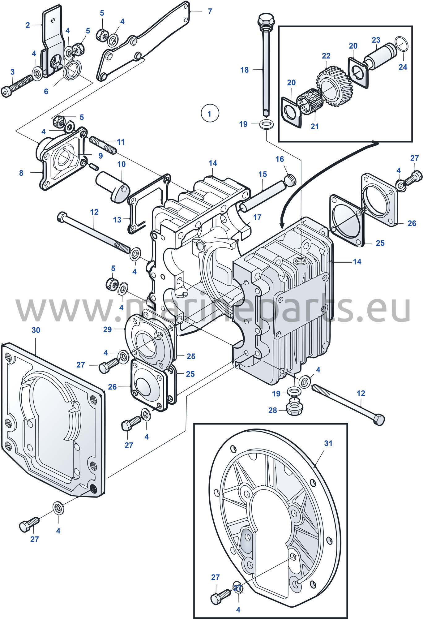 Backslag MS10L: RATIO 2.72:1