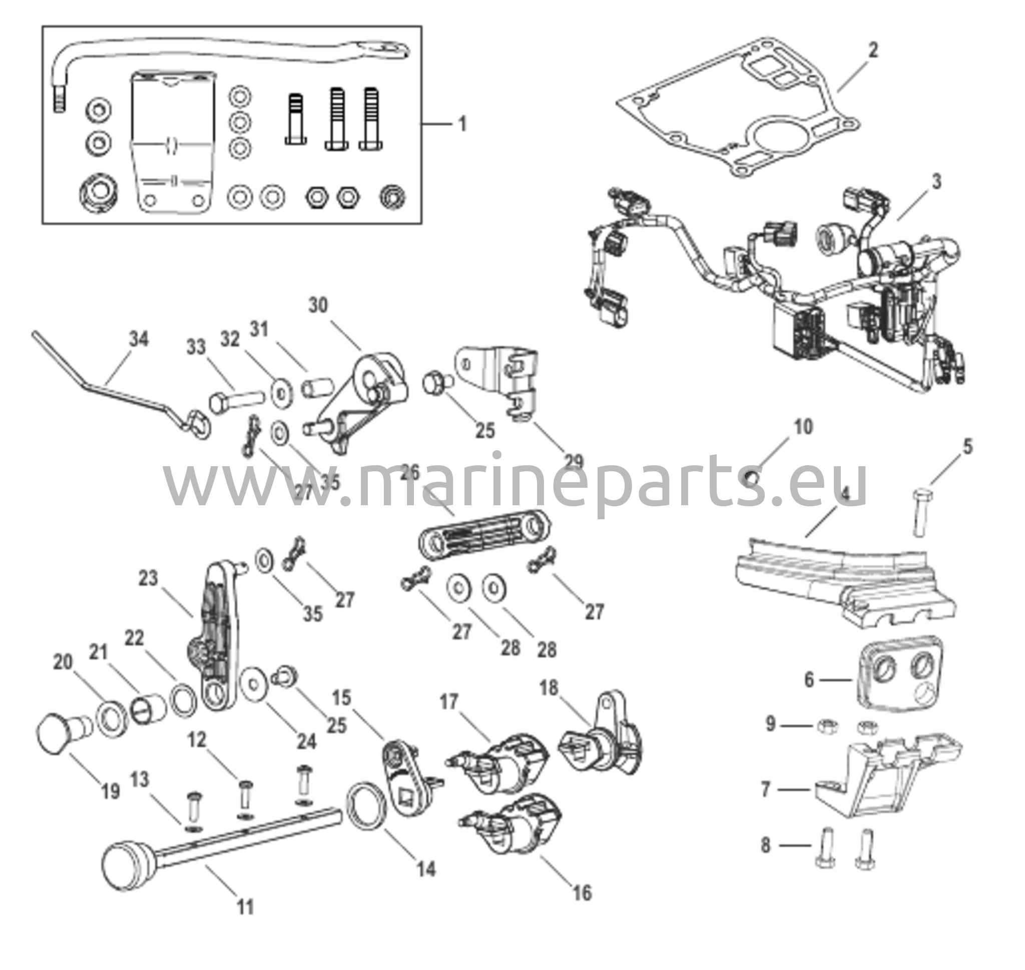 Konverteringssats från styrspakmodeller till fjärrkontrollmodeller 8M