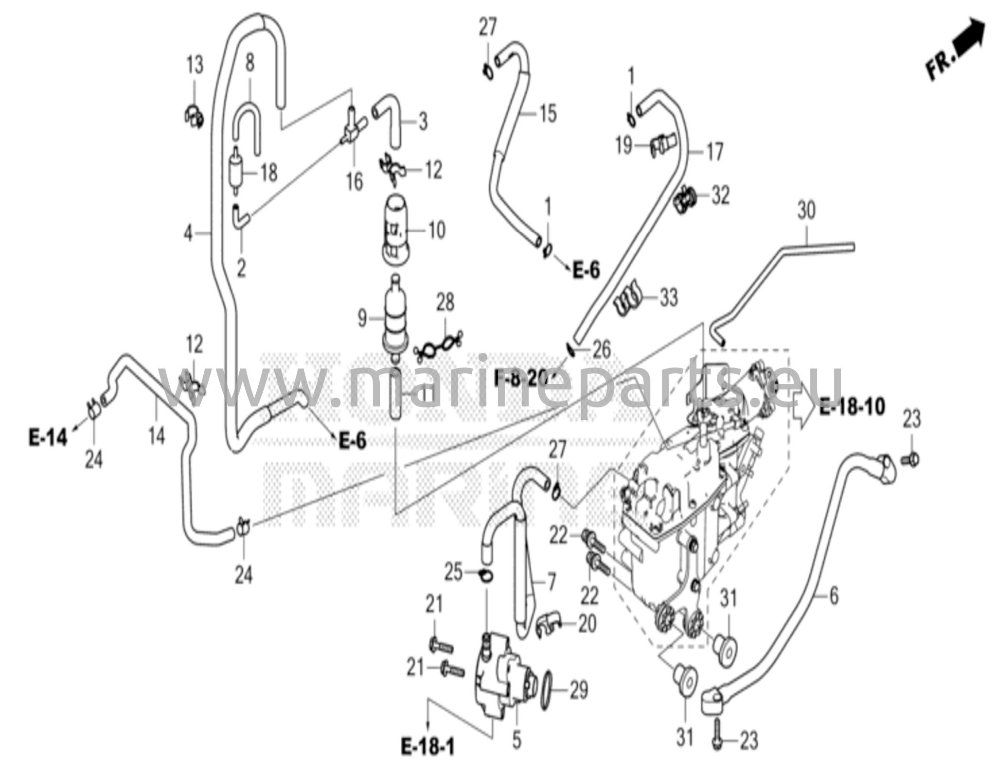 Polttoainepumppu/polttoaineletku