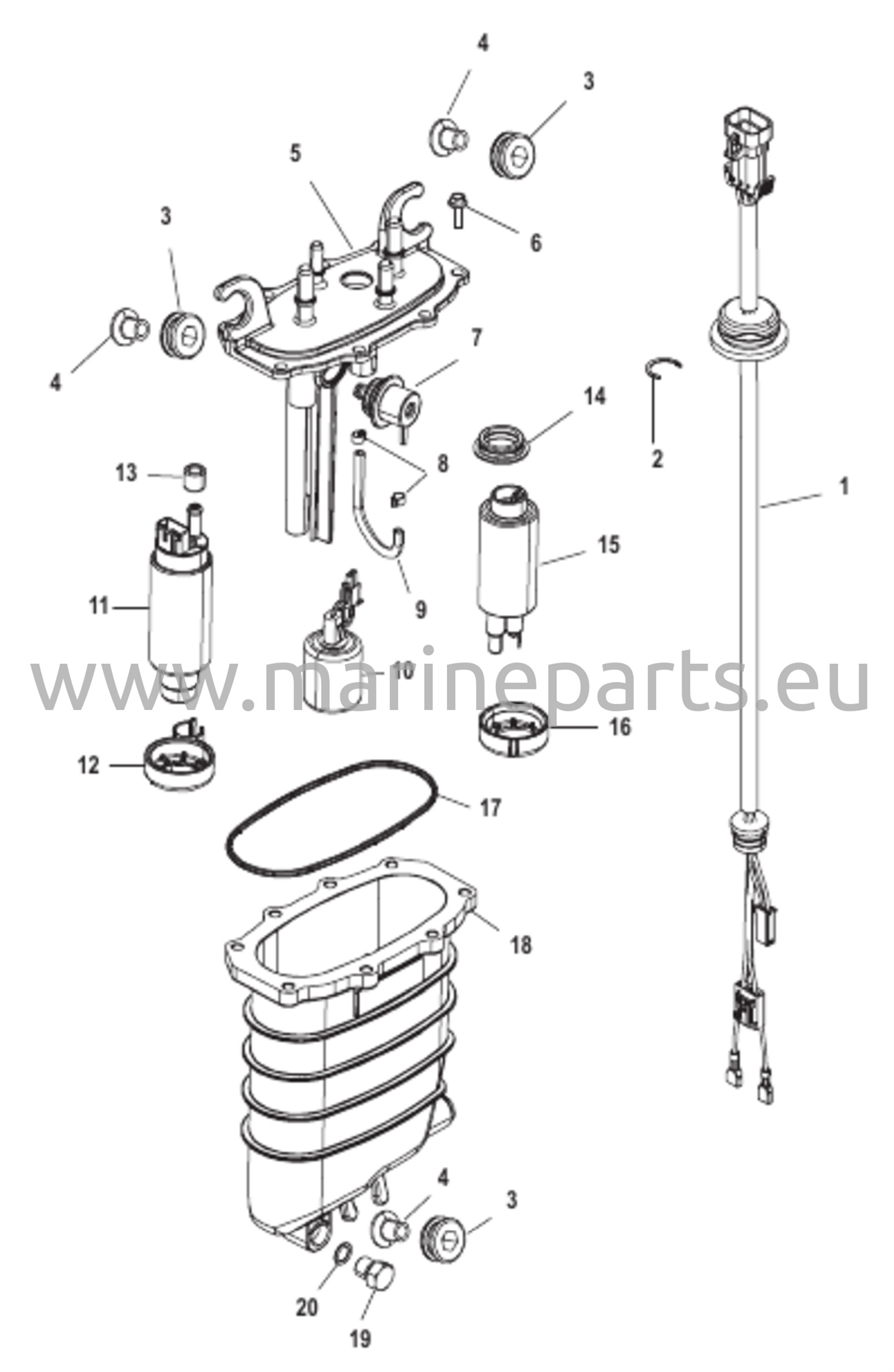 Polttoaineen syöttömoduuli