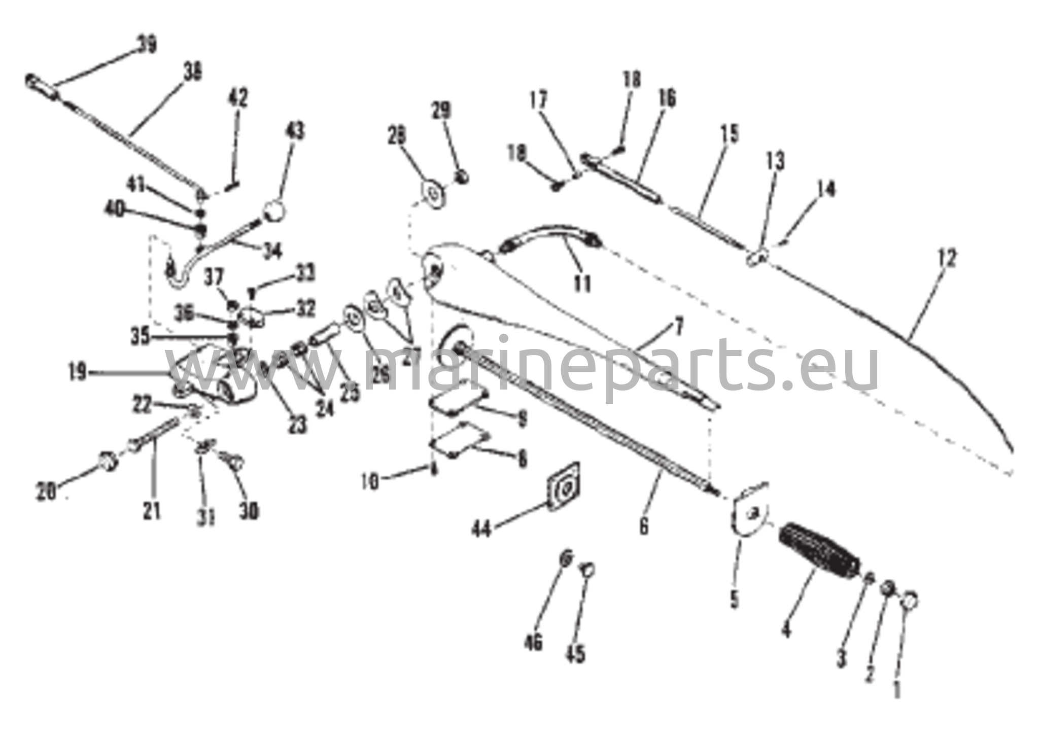 Ohjaustangon kokoonpano