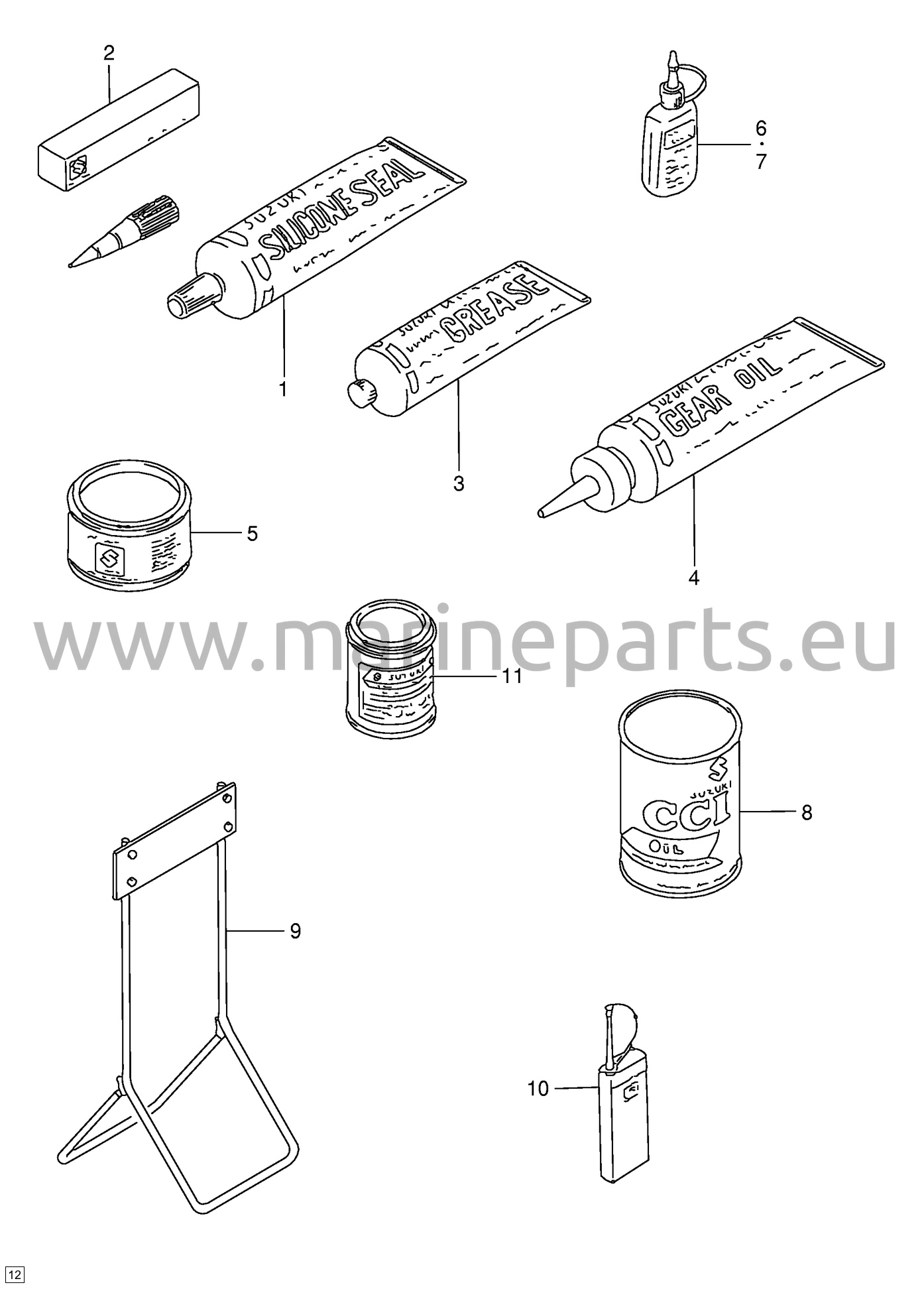 Vedligeholdelsesmaterialer