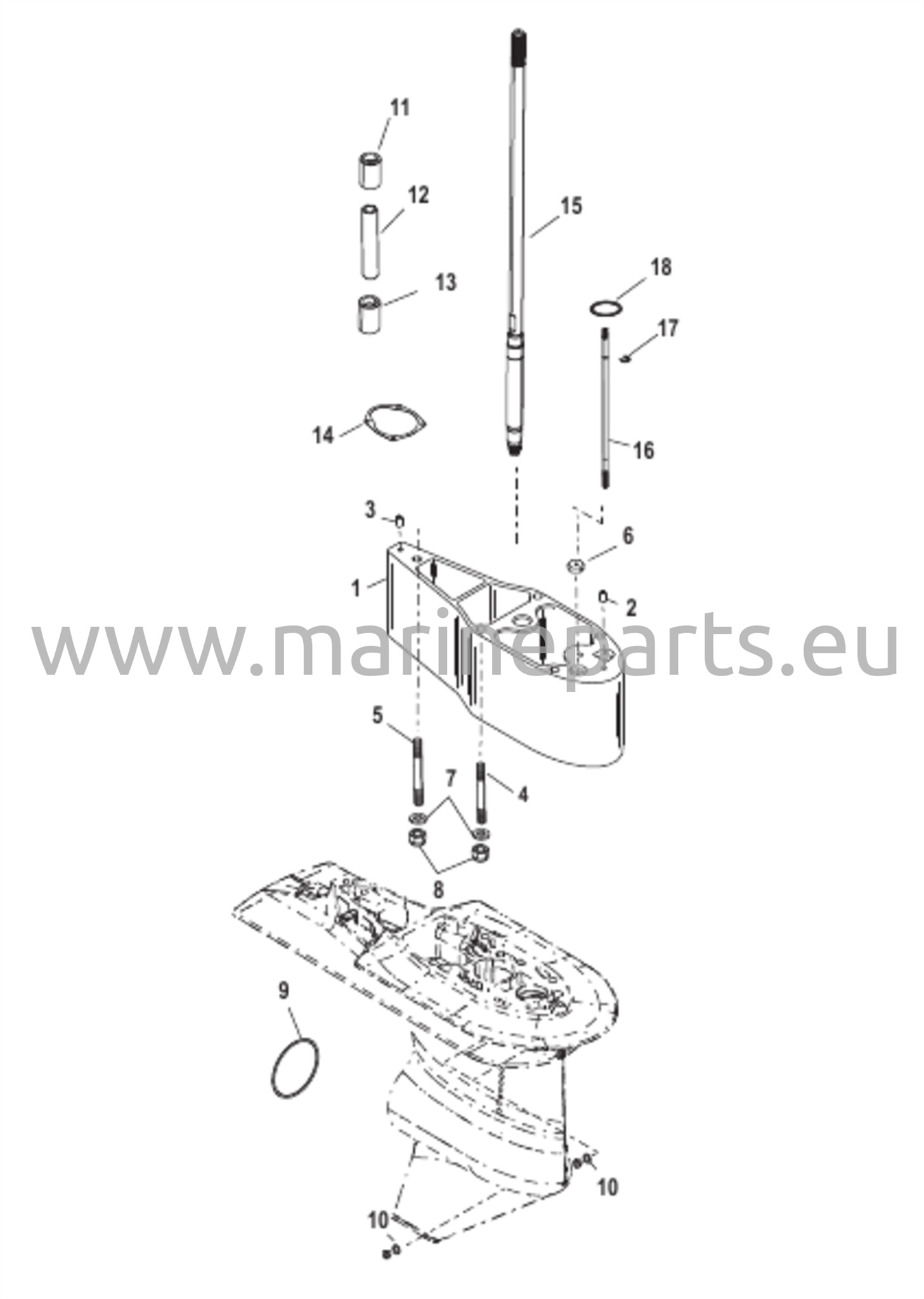 Laajennussarja vetoakselin kotelo 12092A20 - Bigfoot