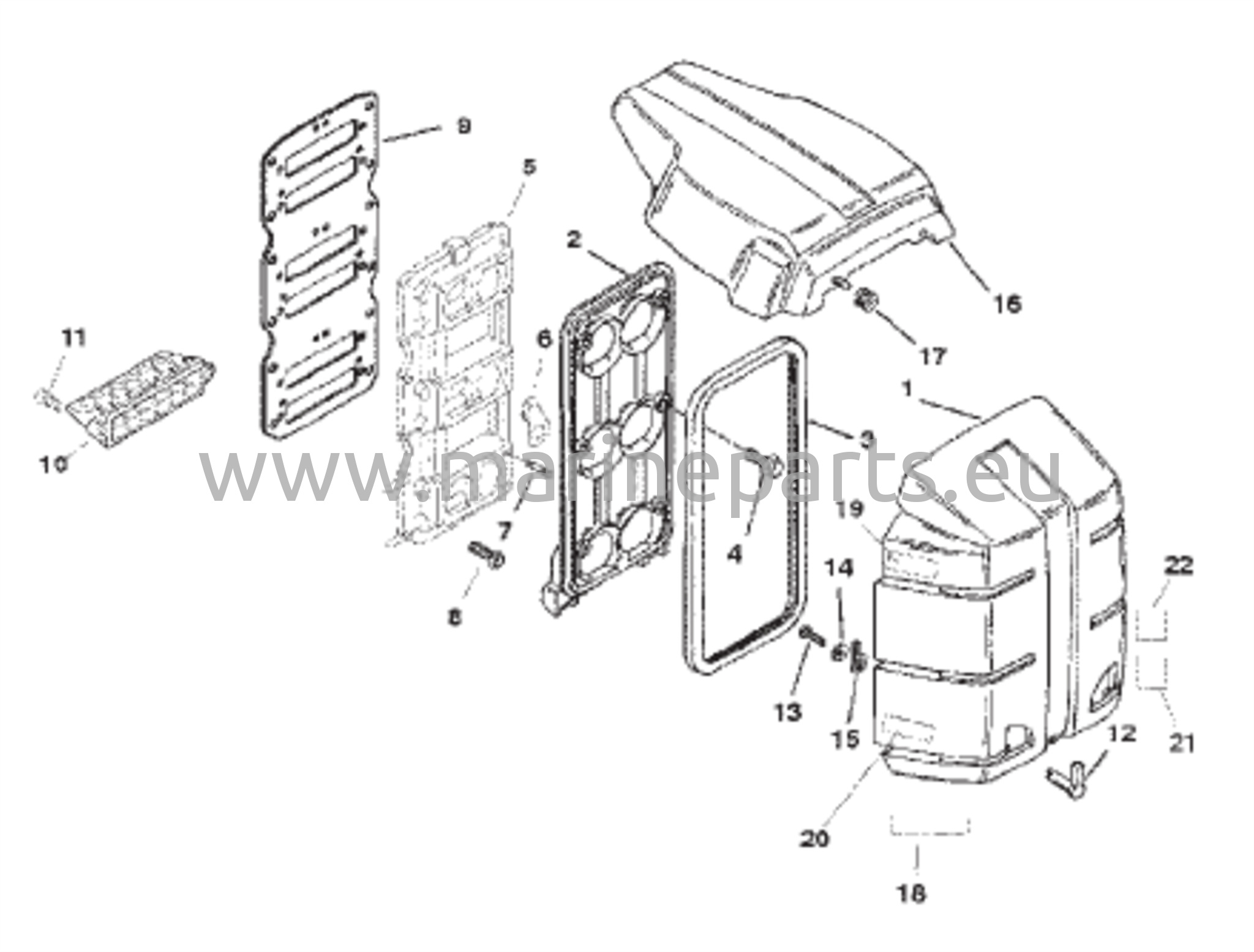 Reed Block/Sound Attenuator 