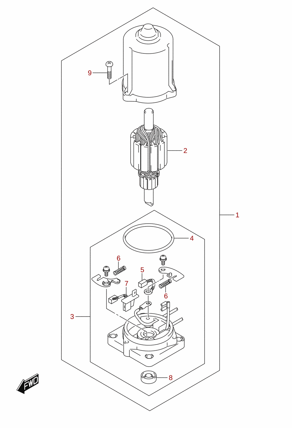 PTT motor (DF50, DF60)