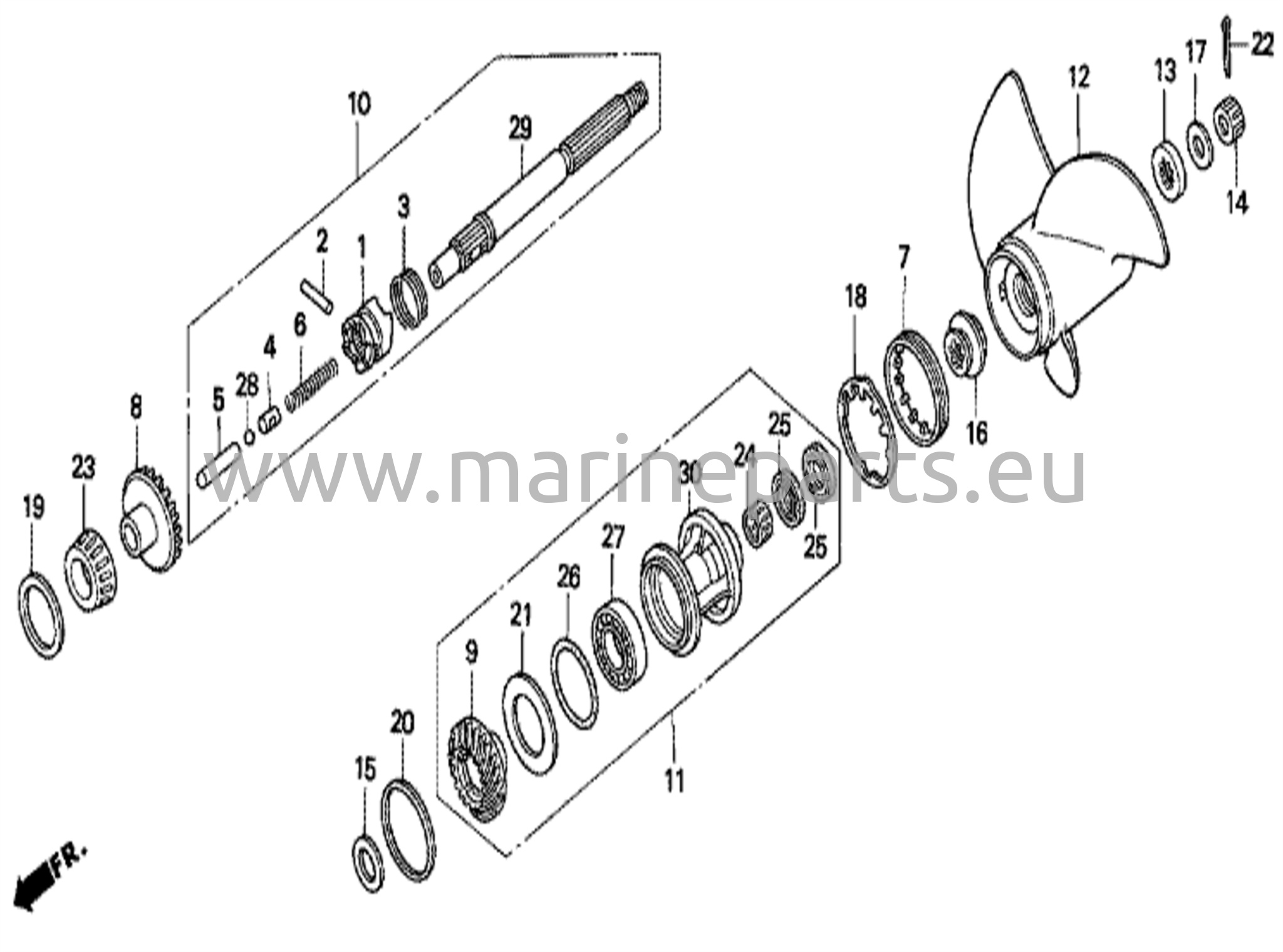 Vetoakseli ja potkuri