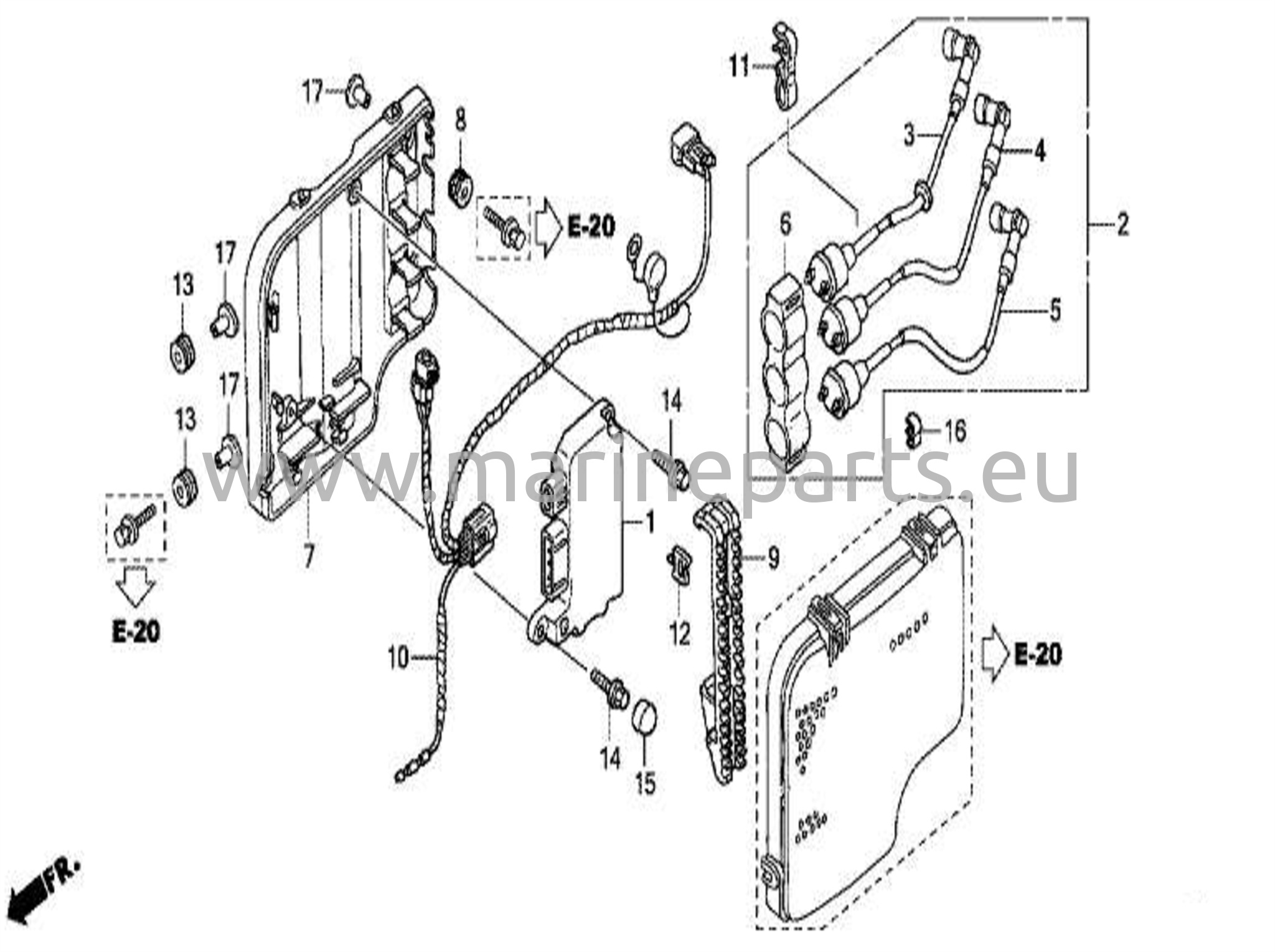 Tändspole och CD-enhet