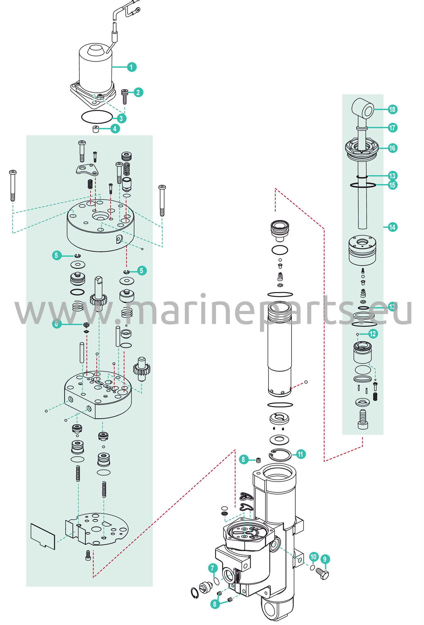 Power trim & tilt system