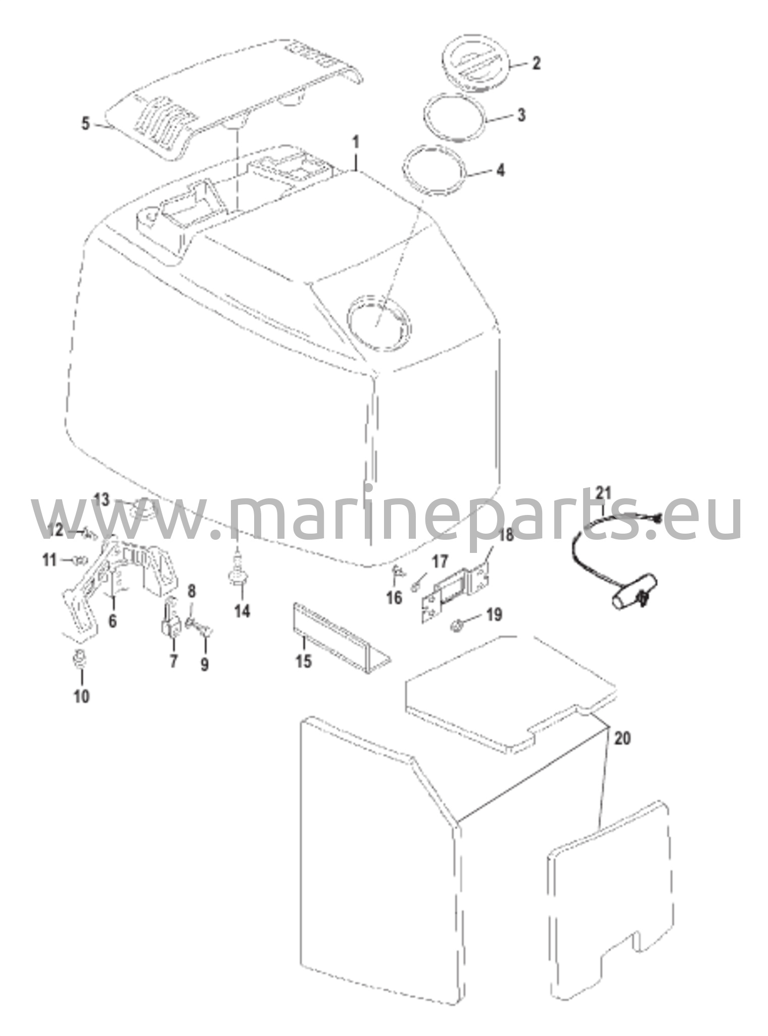 Peräpeilin kiinnike (manuaalinen kallistuksen apu)