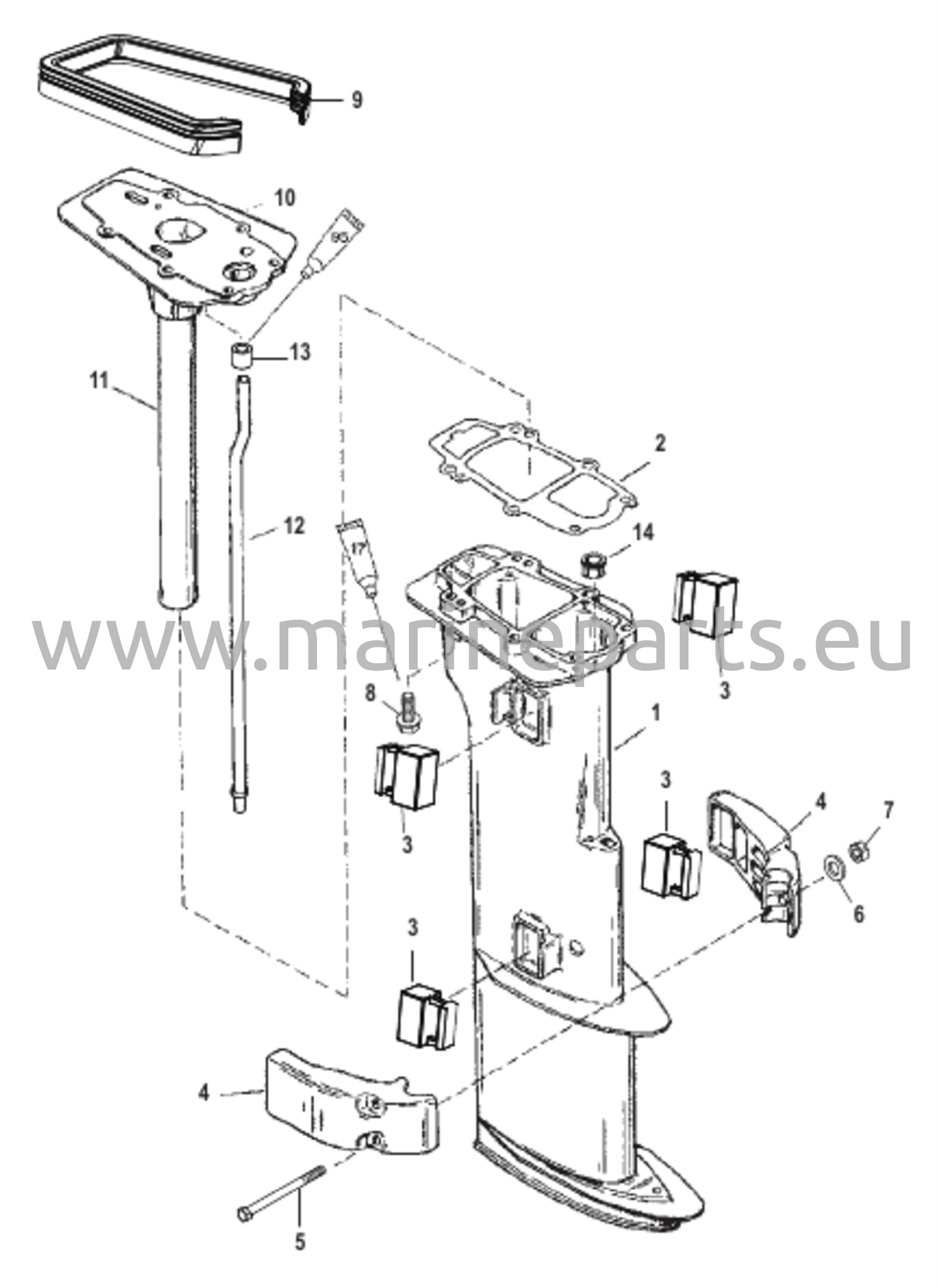Voimansiirron akselikotelo