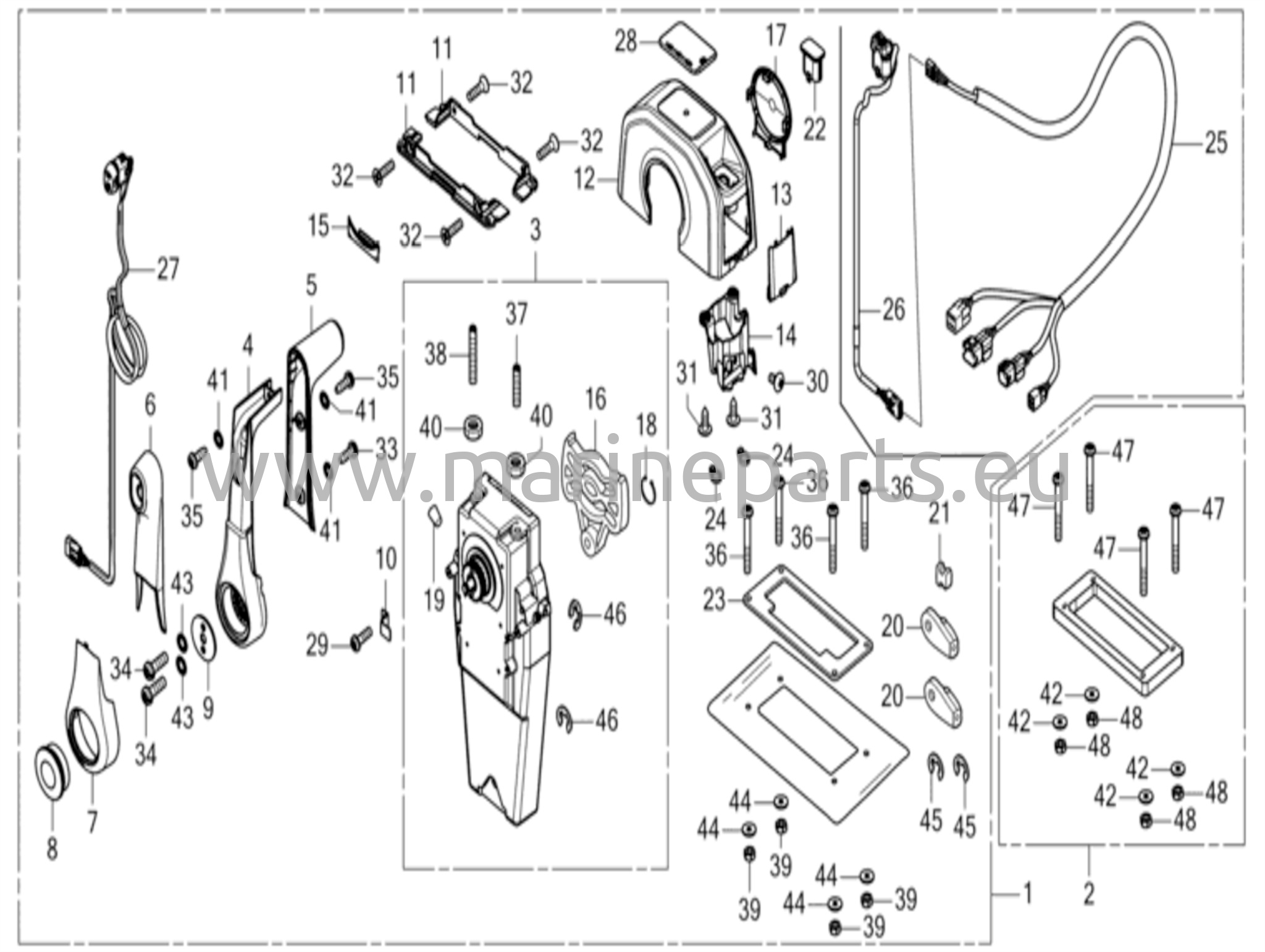 Kaukosäädin (yläasenteinen yksittäistyyppi) (NHK MEC)