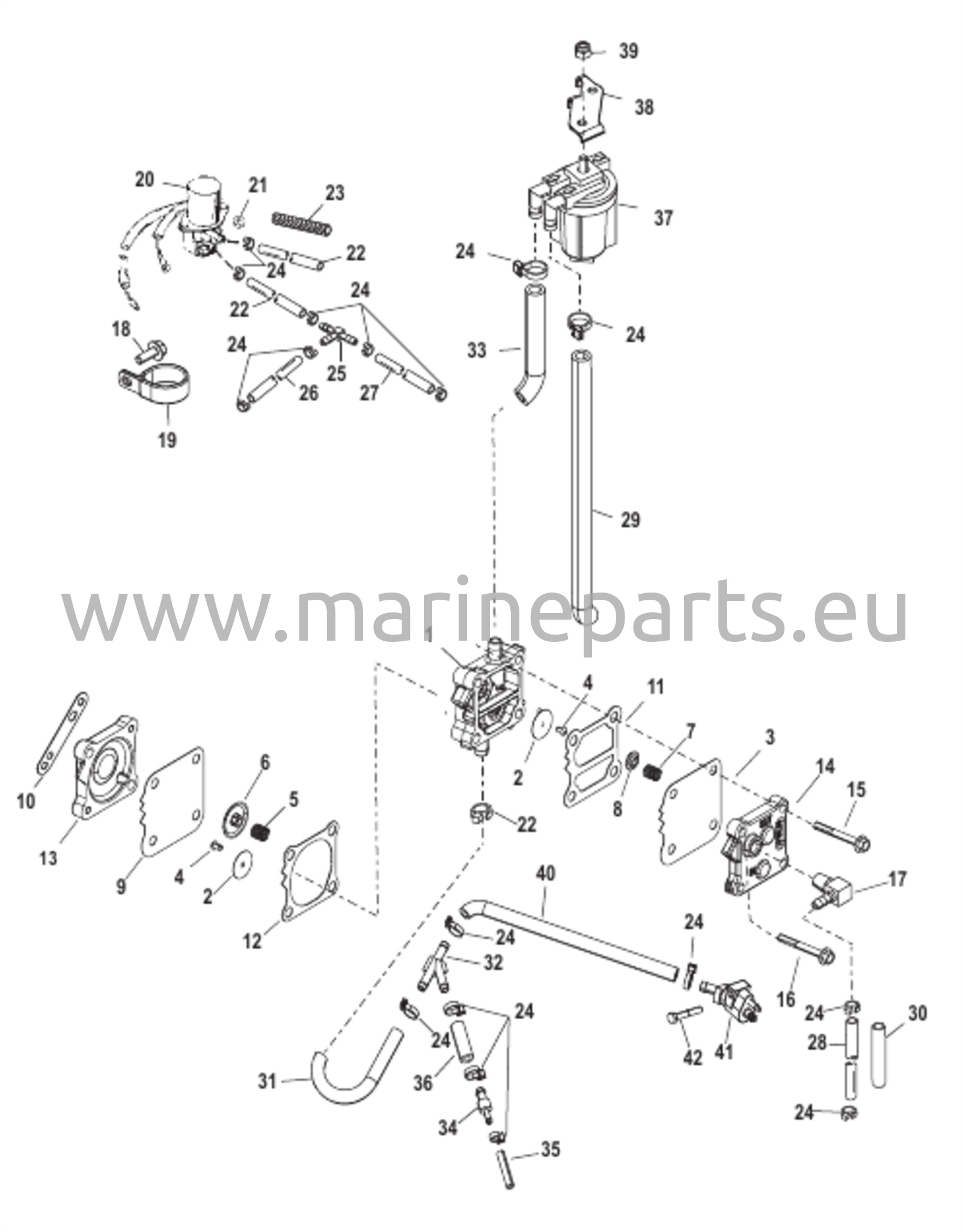 Polttoainepumppu (sähköinen) (Design II)