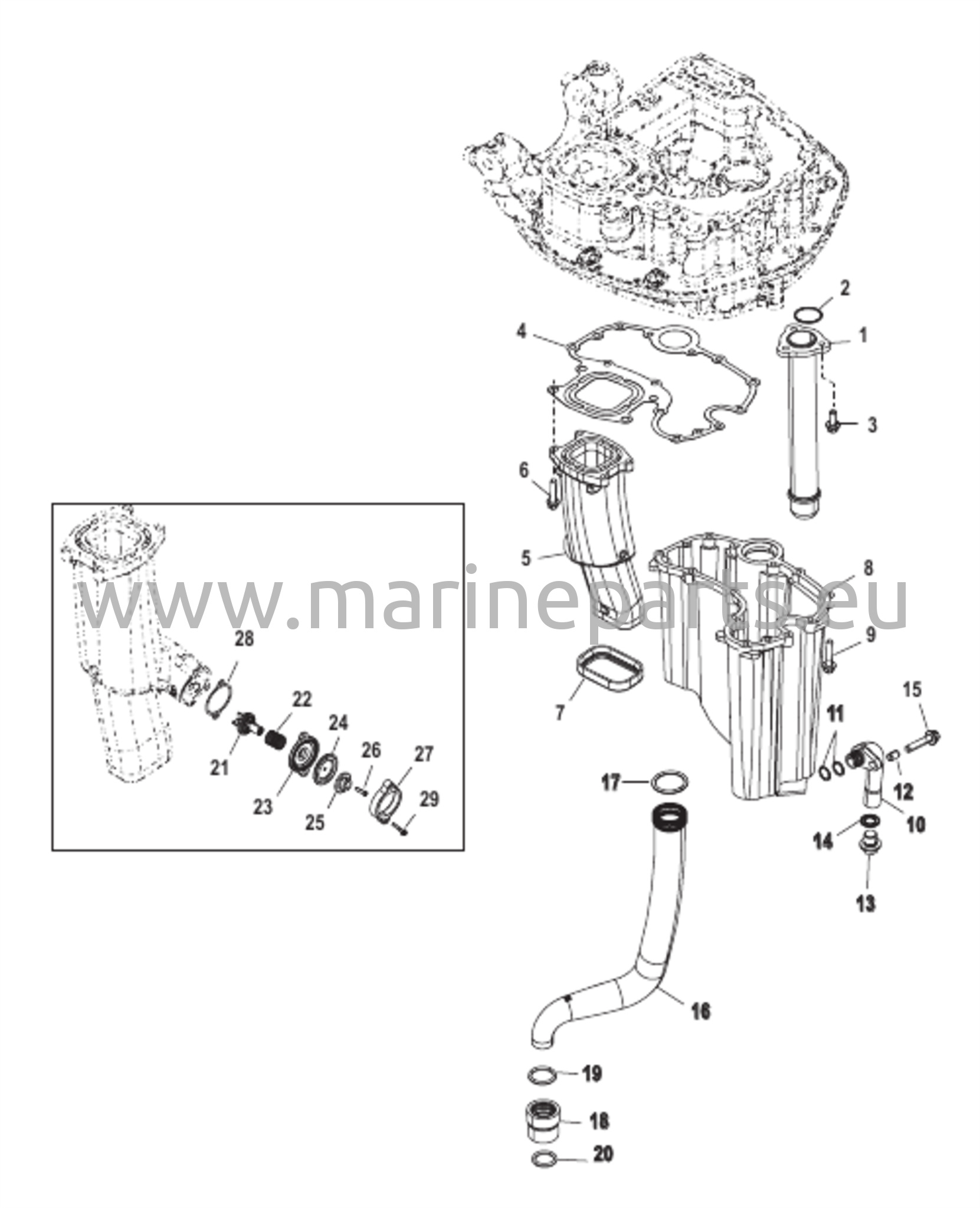 Adapterplatta - Nedre