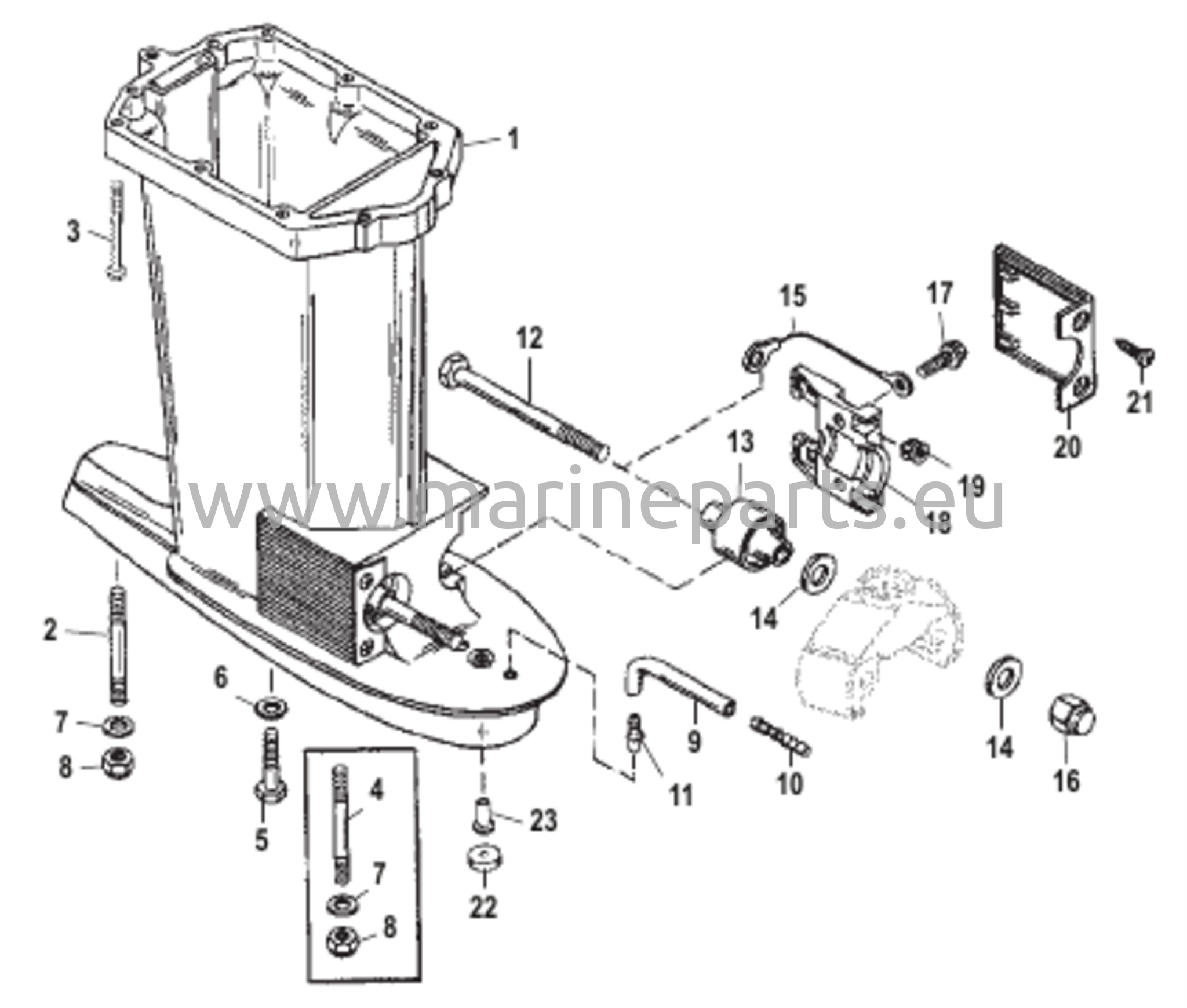 Voimansiirron akselikotelo