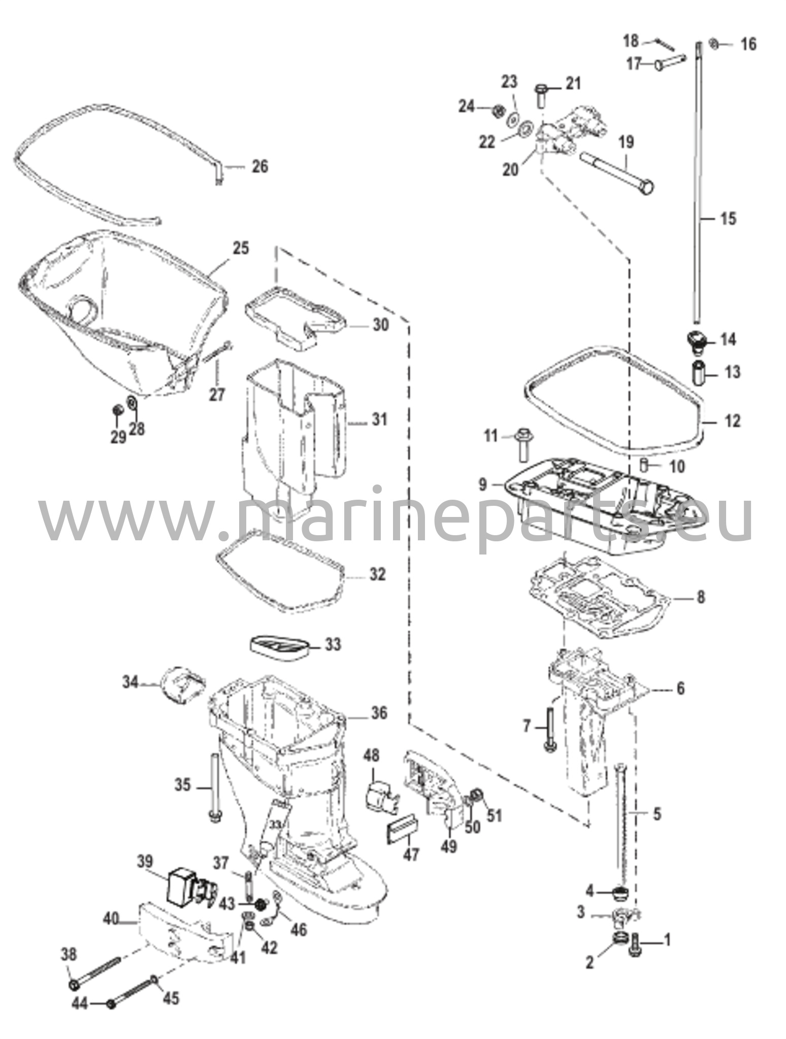 Voimansiirron akselikotelo