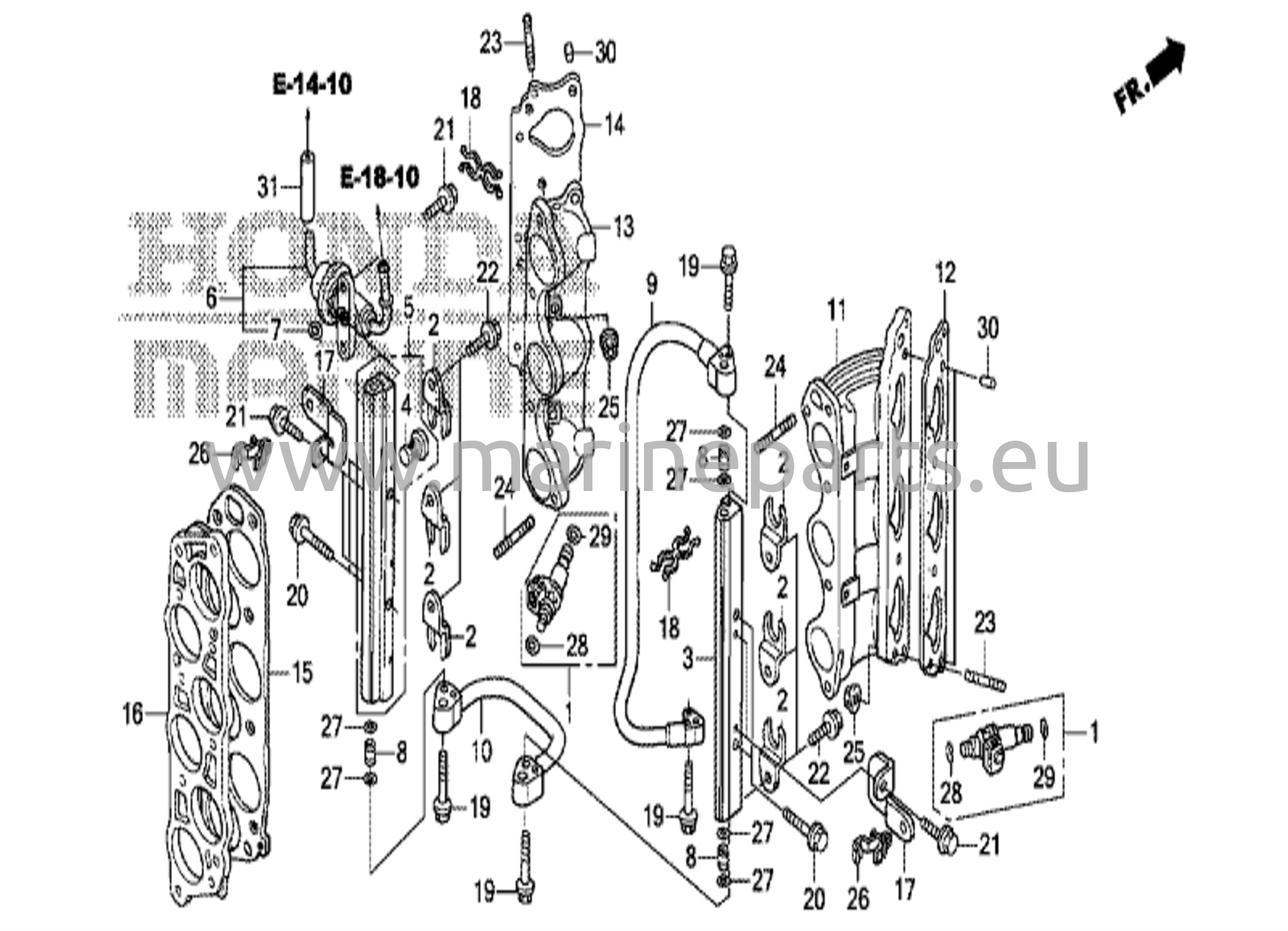Polttoaineputki/suutin
