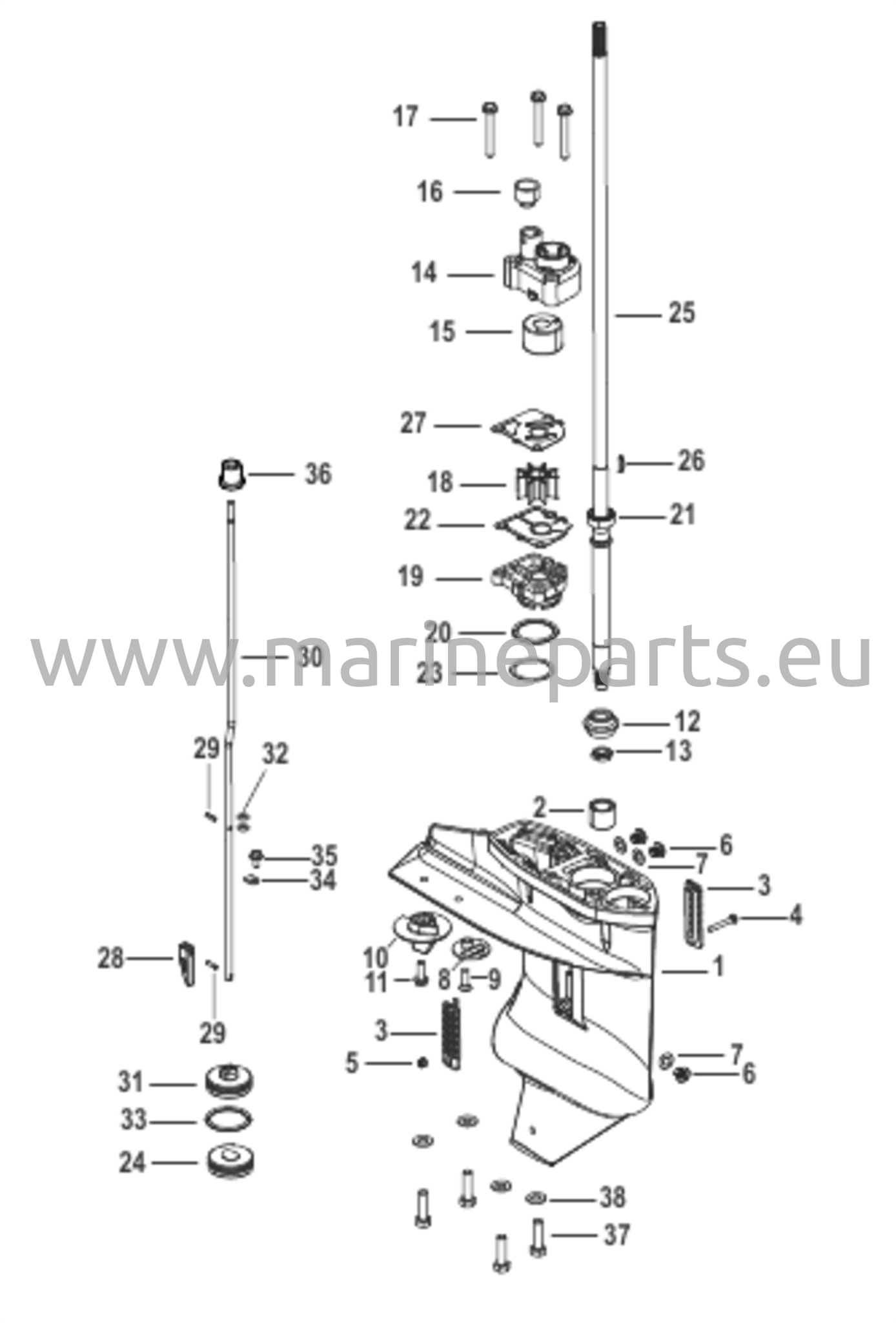 Växelhus Drivaxel Kommando Tryckpunkt
