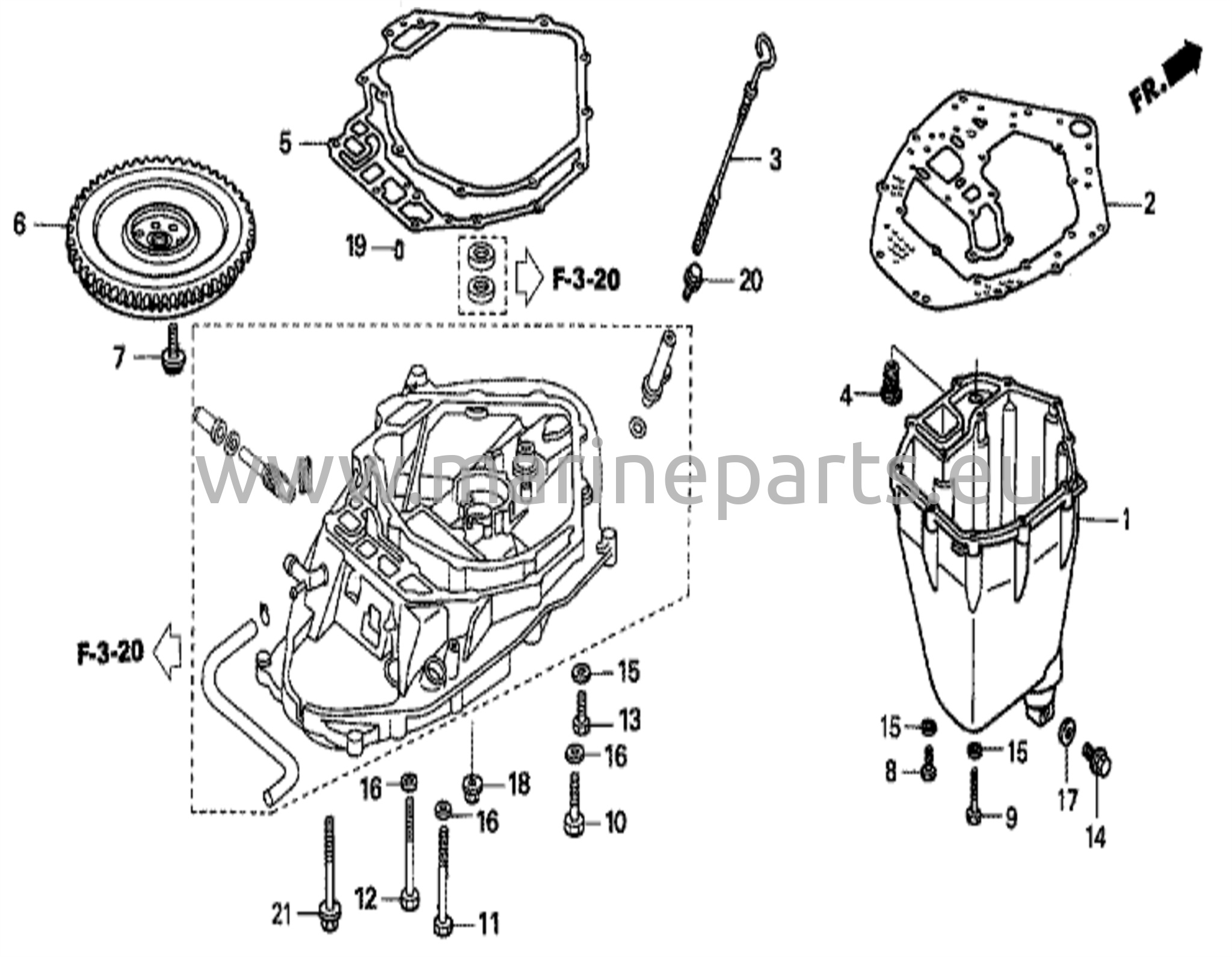 Korpuse kinnitus / õlipaak