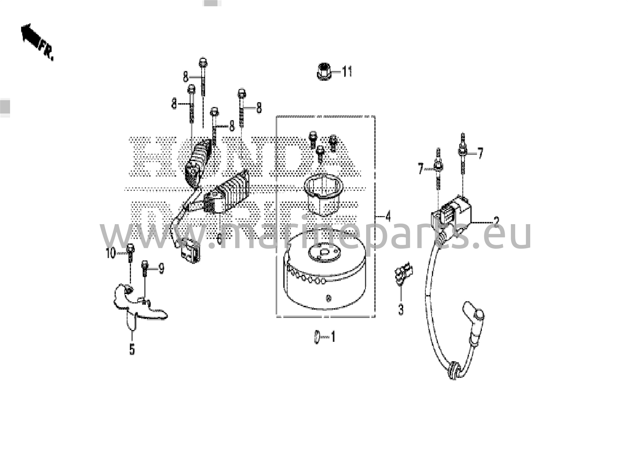 Flywheel/Ignition coil