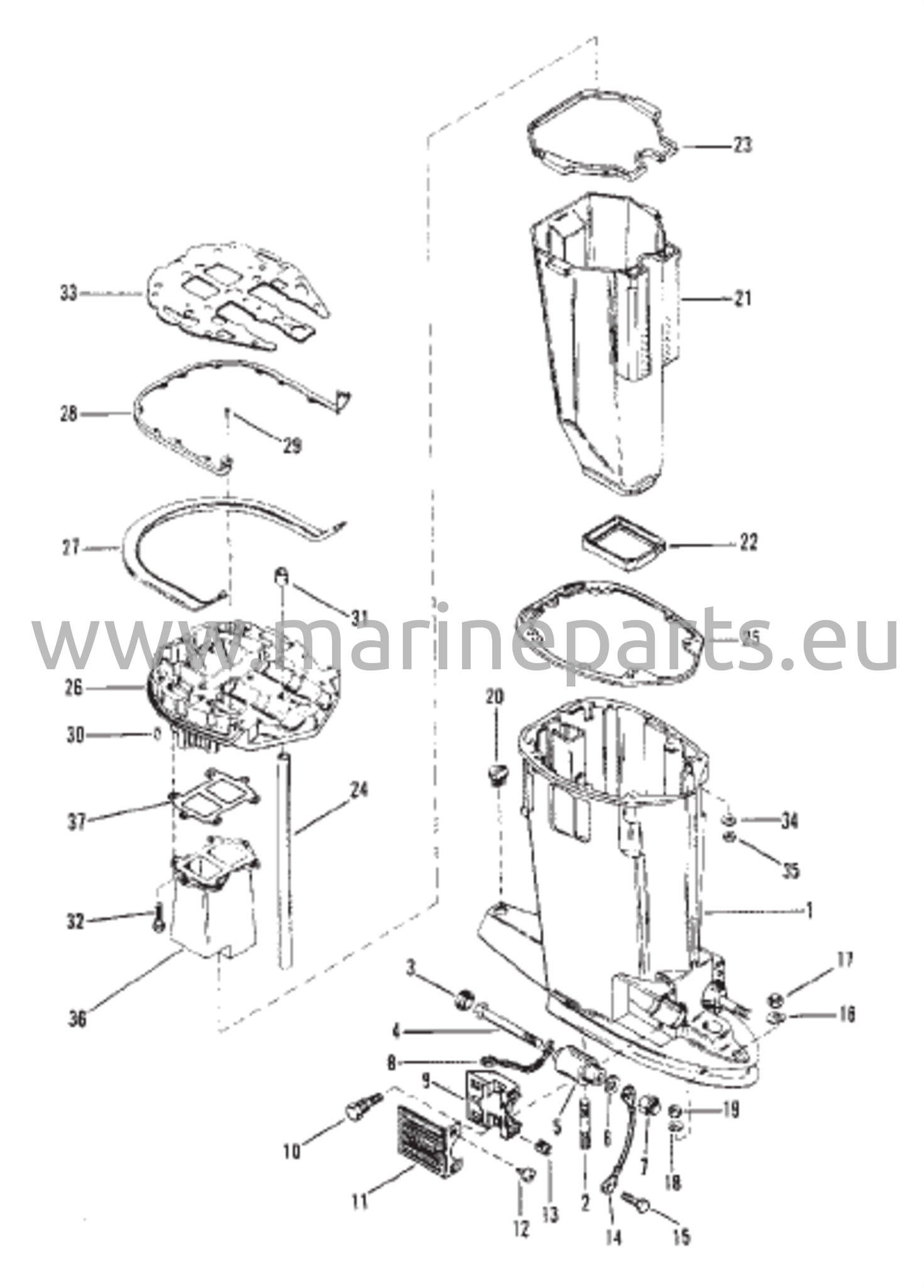 Vetovarren kotelo ja pakoputki