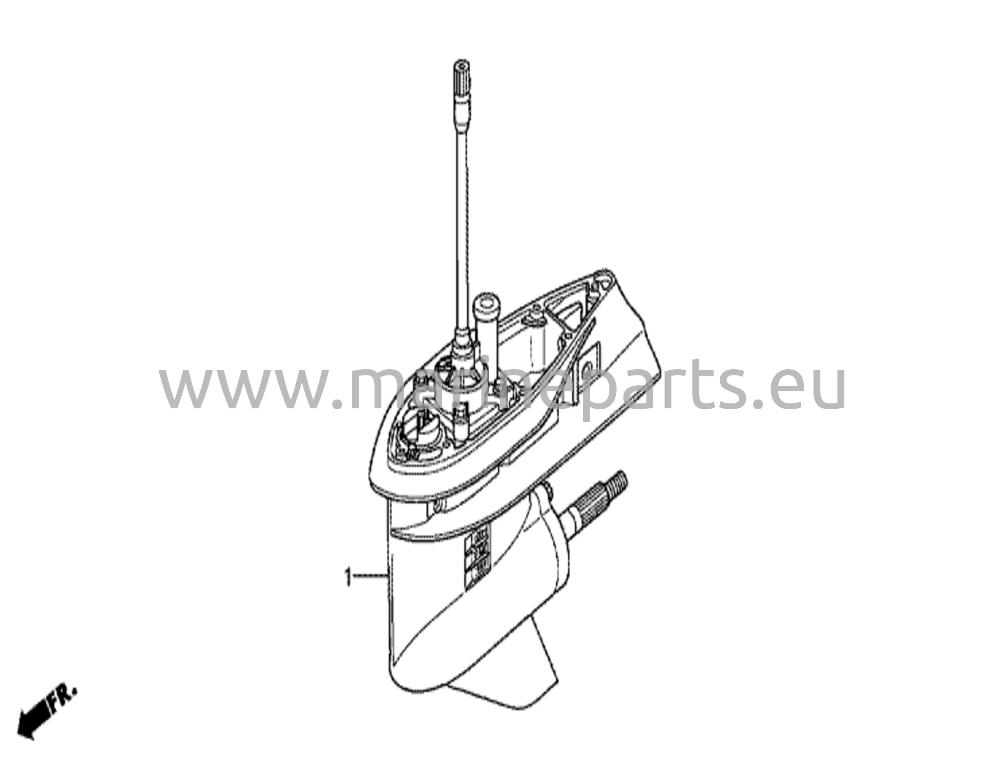 Vaihteiston kotelo kokoonpano